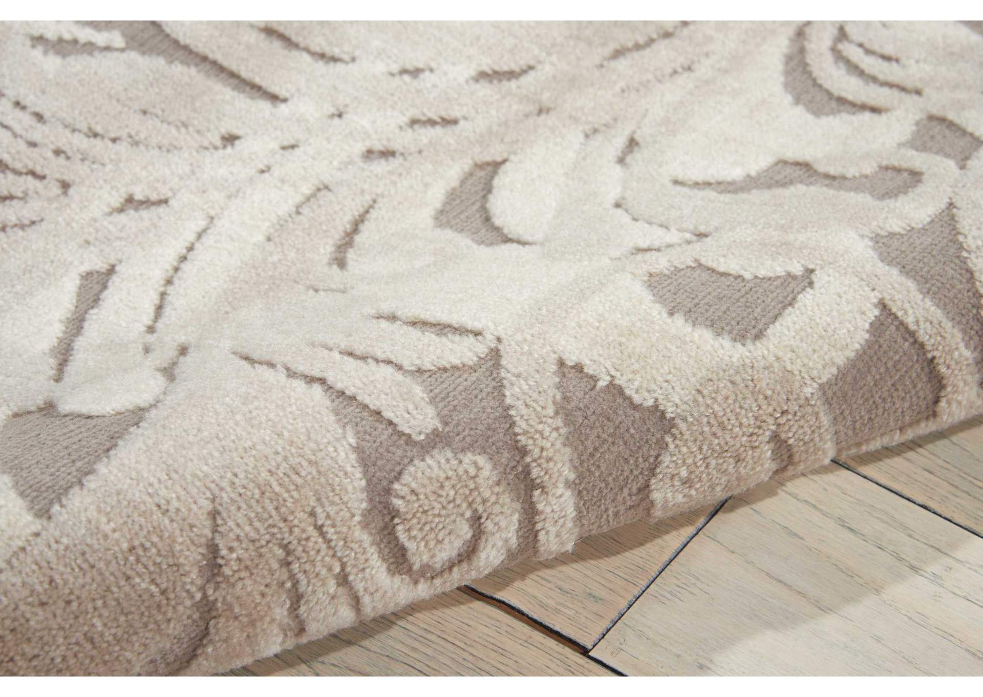 Nourison Graphic Illusions 2'x4' Grey Area Rug,Nourison