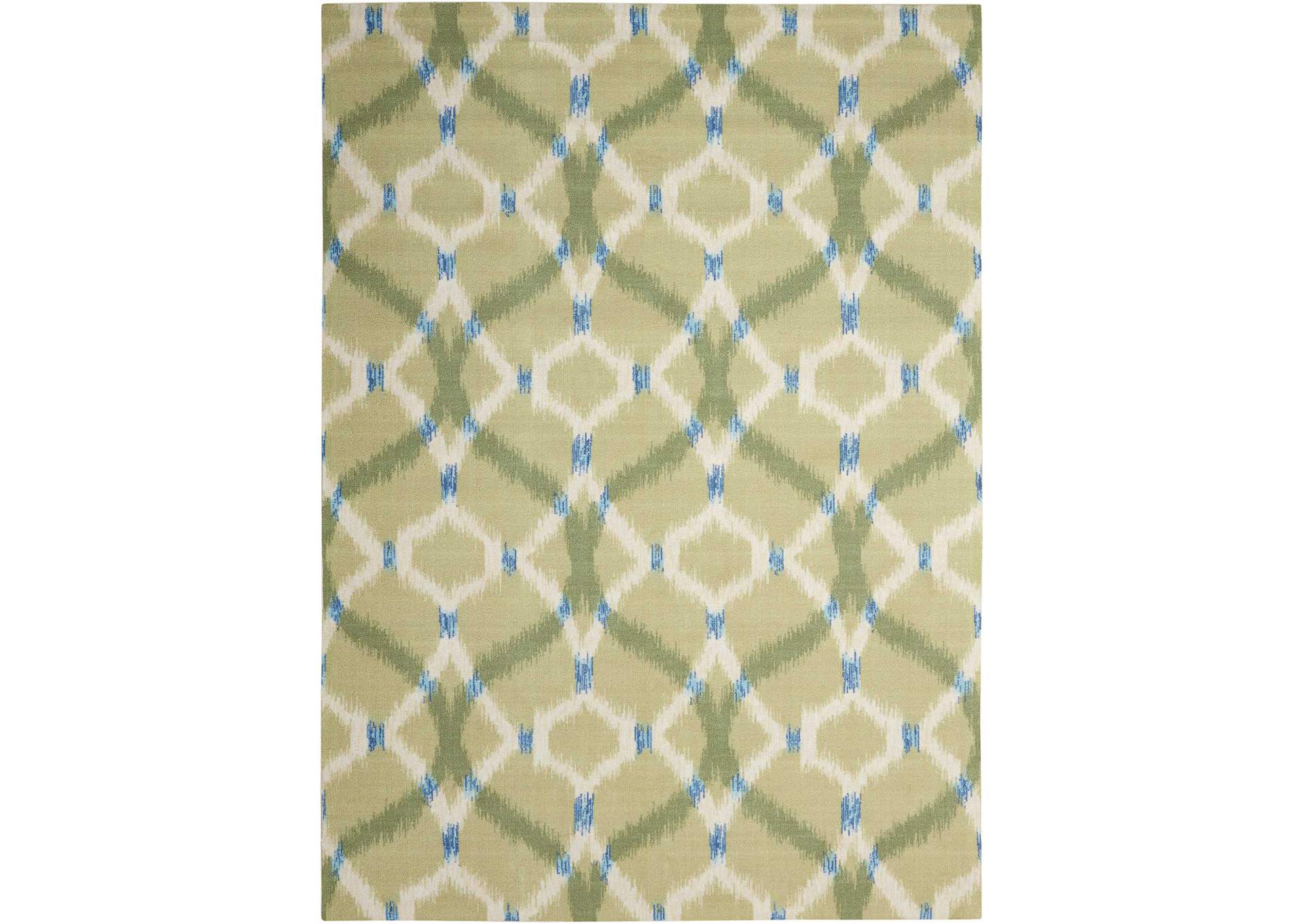 Waverly Sun N Shade SND05 Green 10'x14' Rug,Nourison