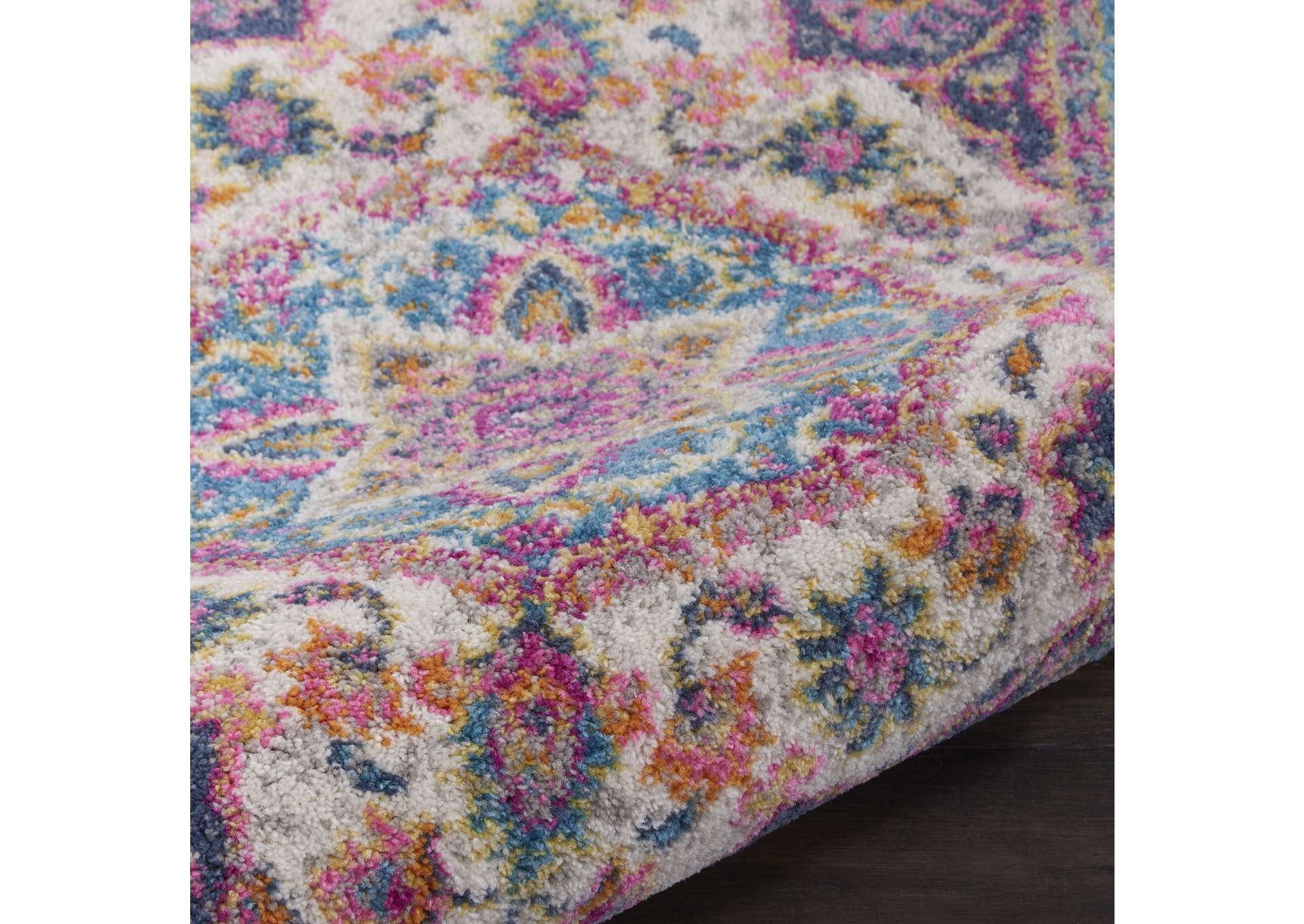 Nourison Passion Bohemian Ivory Multi Colored Area Rug,Nourison