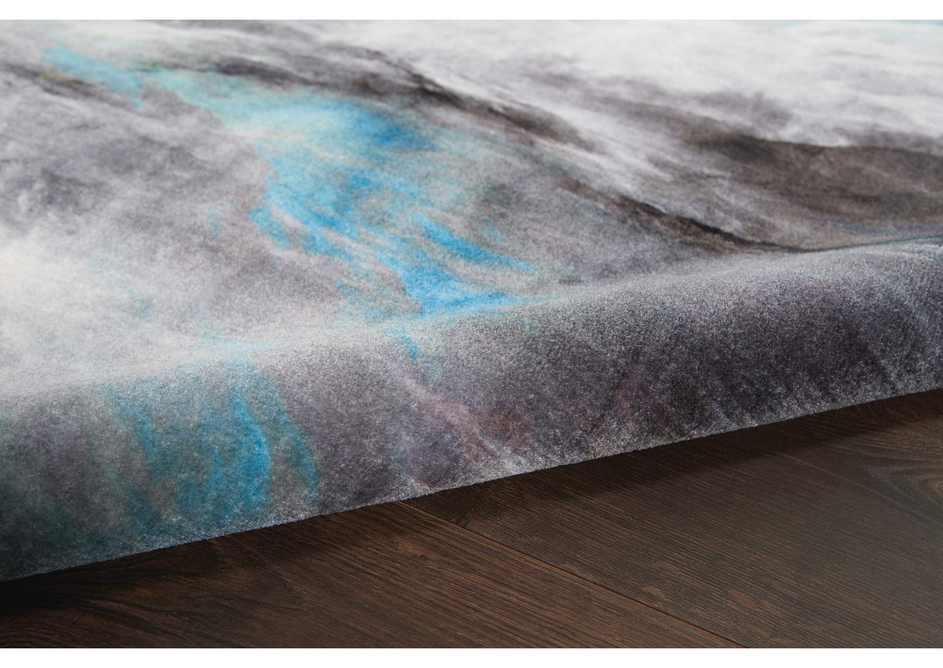Nourison Le Reve LER06 Charcoal Grey 8'x10' Large Rug,Nourison