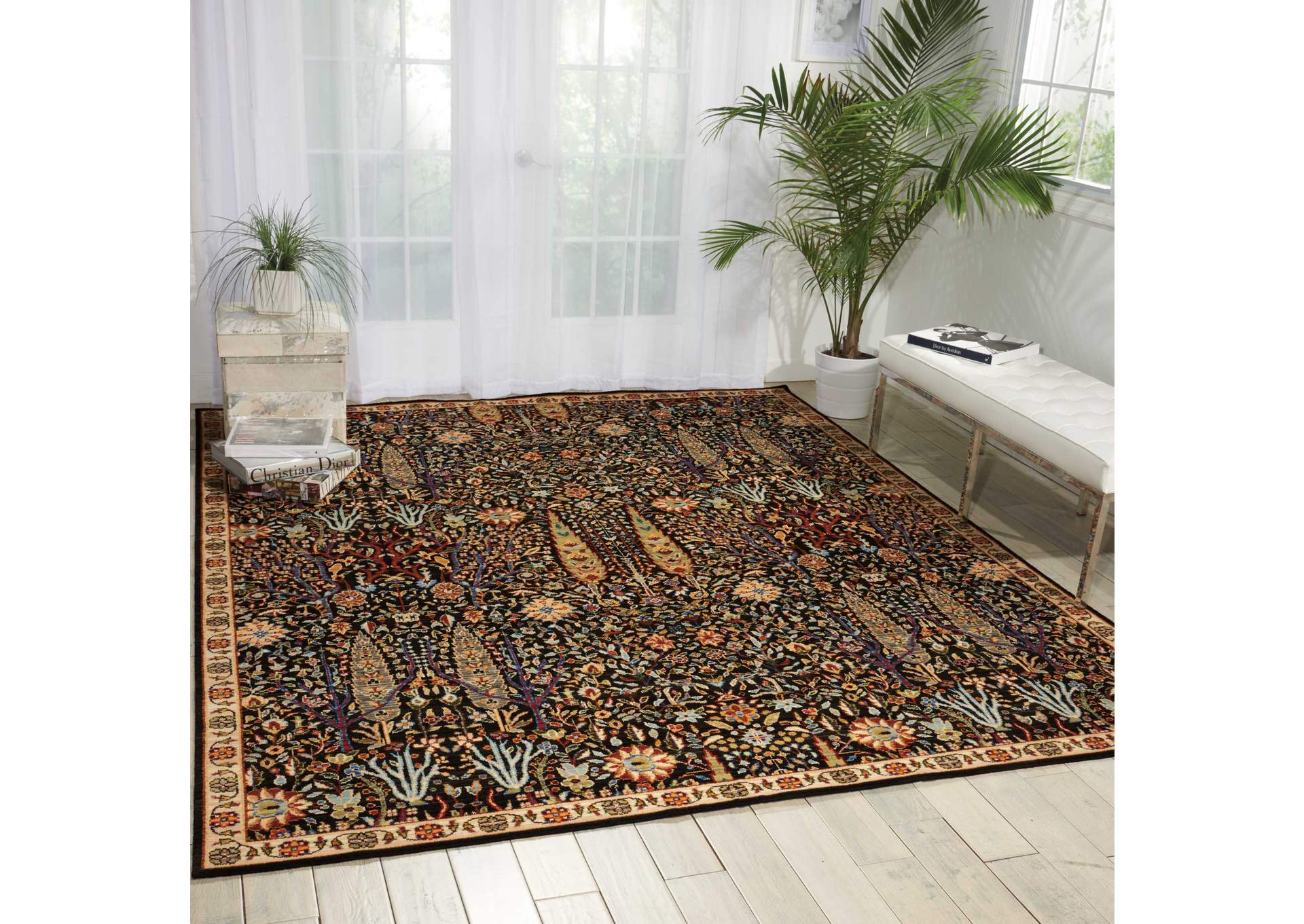 Nourison Timeless TML18 Dark Blue 12'x15' Rug,Nourison