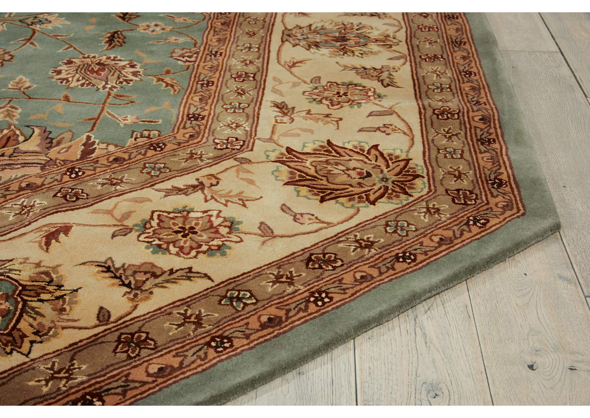 Nourison 2000 2210 Blue 10' Octagon Area Rug,Nourison