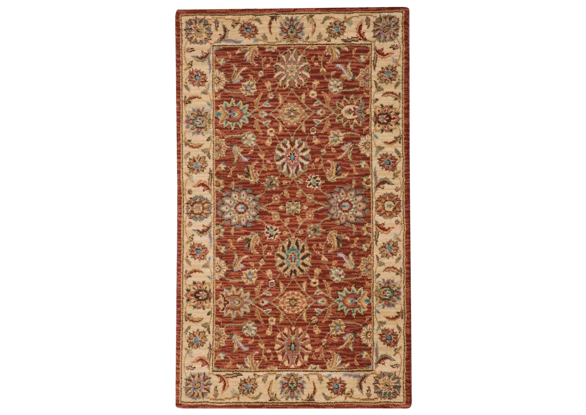 Nourison Living Treasures LI05 Brown 3'x5' Area Rug,Nourison