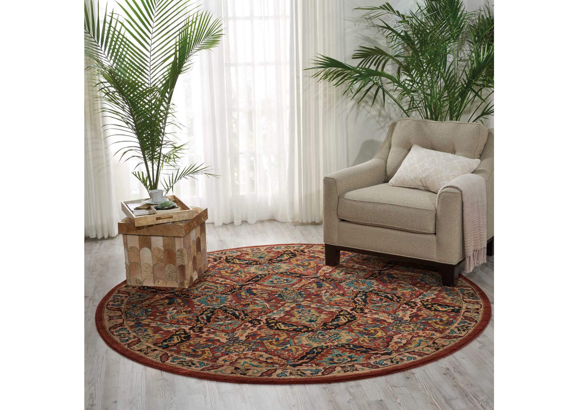 Nourison 2020 NR205 8' Round Area Rug,Nourison