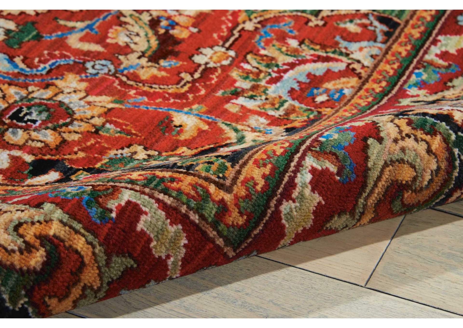 Nourison Timeless TML15 Red 9'x12' Rug,Nourison