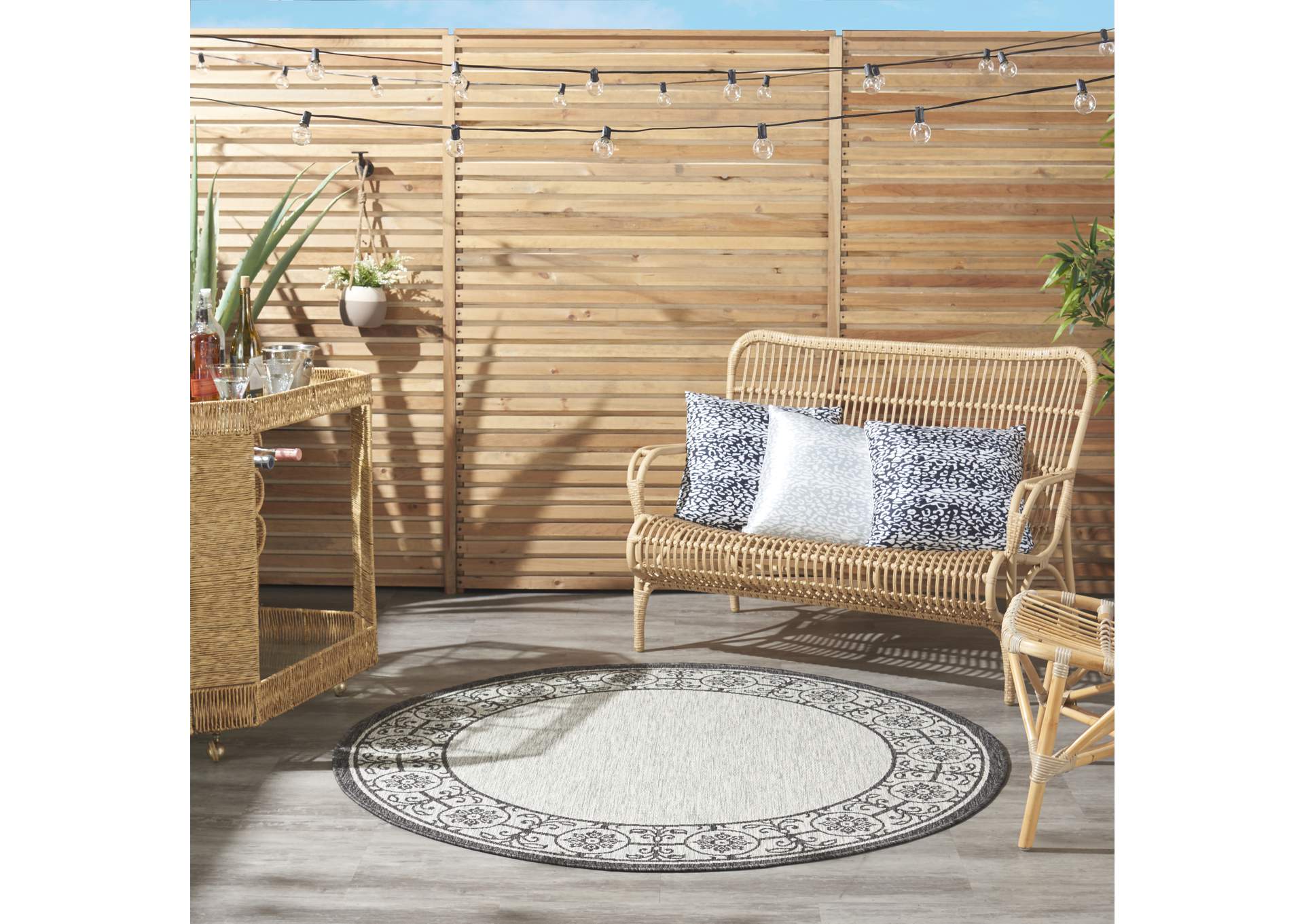 Nourison Country Side 5' Round Area Rug,Nourison