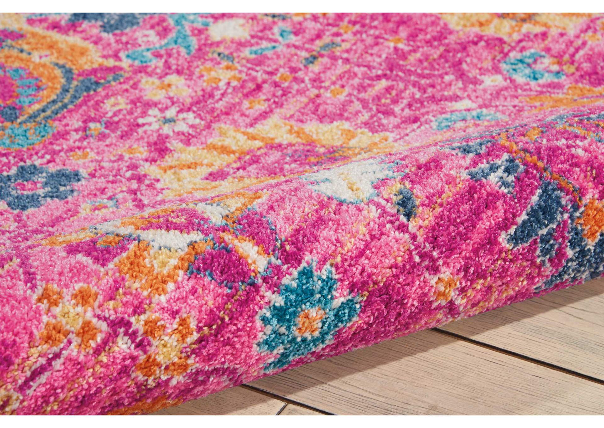 Nourison Passion PSN01 Pink 7'x10' Large Rug,Nourison