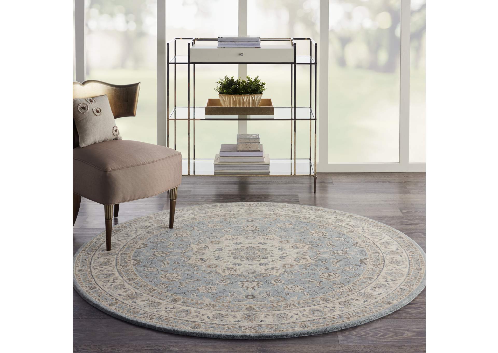 Nourison Living Treasures 6' Round Area Rug,Nourison