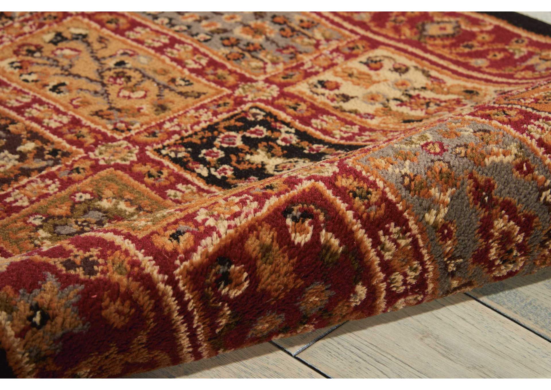 Nourison Paramount PAR07 Multicolor 7' Runner Hallway Rug,Nourison