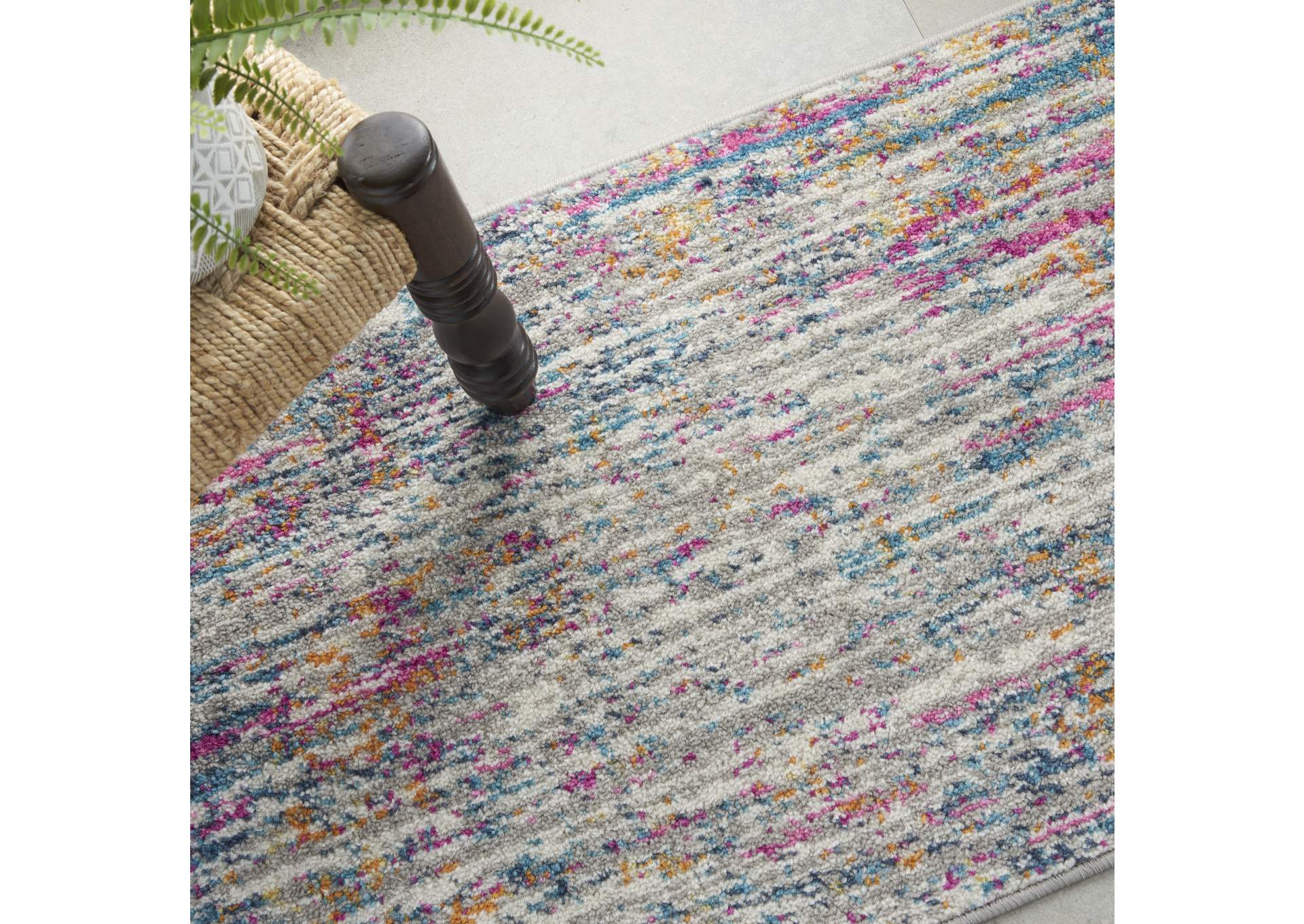 Nourison Passion 2'x3' Ivory Multicolor Area Rug,Nourison
