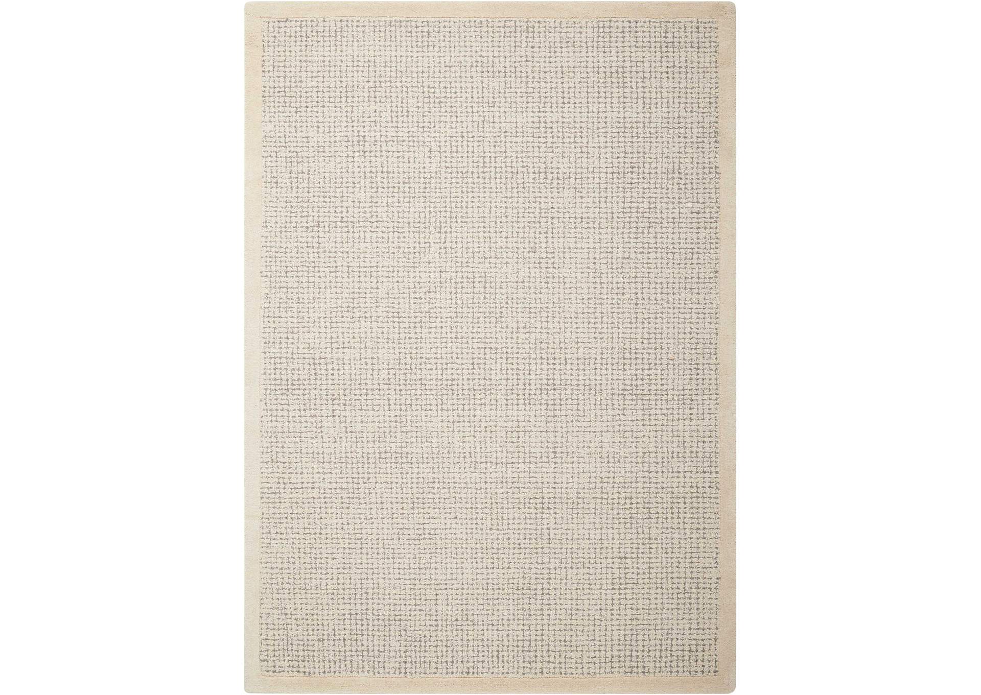 kathy ireland Home River Brook KI809 Grey and White 4'x6' Area Rug,Nourison