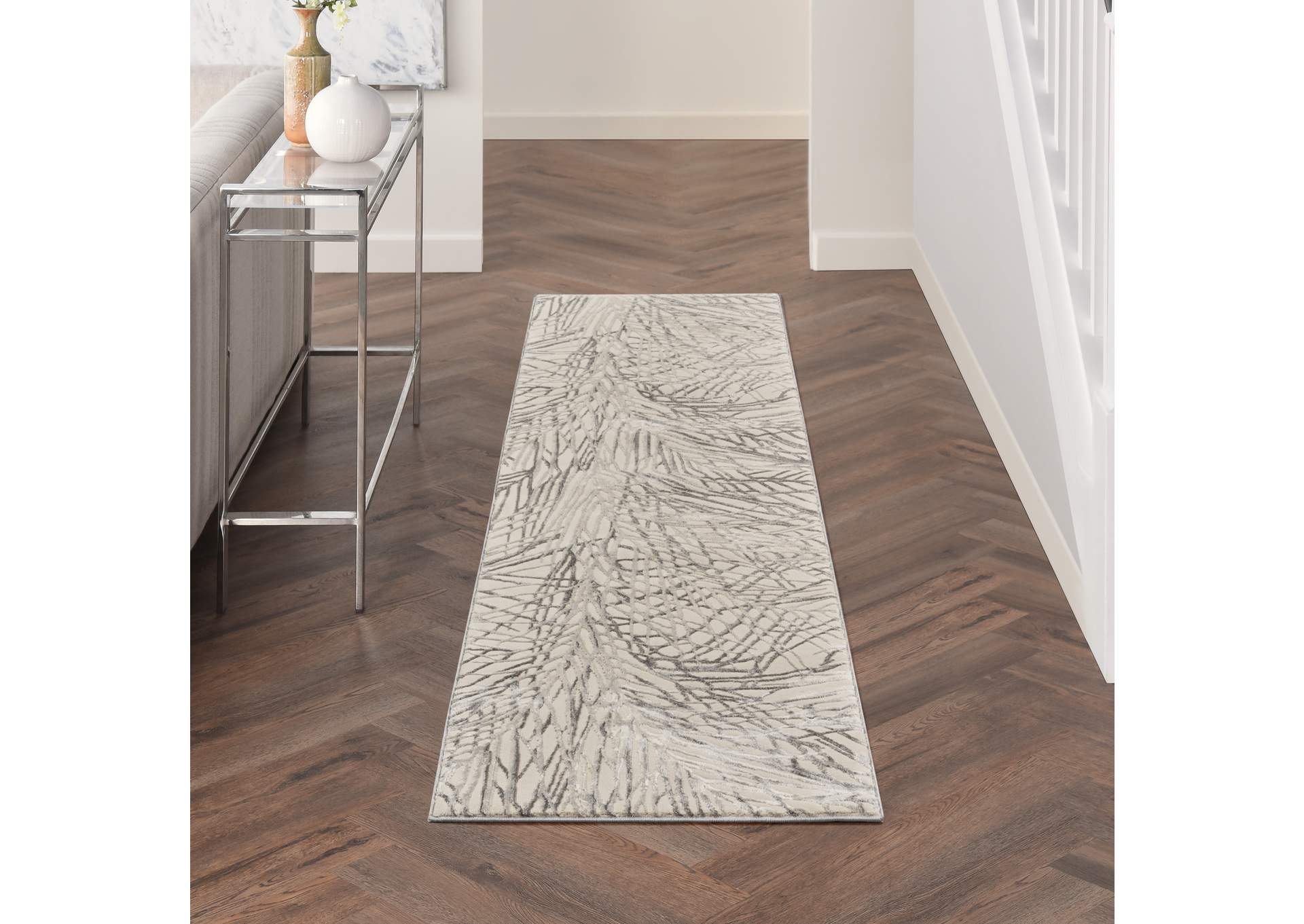 Nourison Rustic Textures 8' Runner Area Rug,Nourison