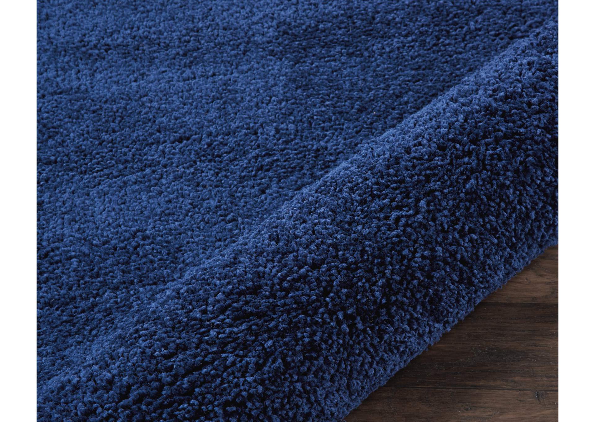 Nourison Malibu Shag MSG01 Dark Blue 10'x13' Oversized Rug,Nourison