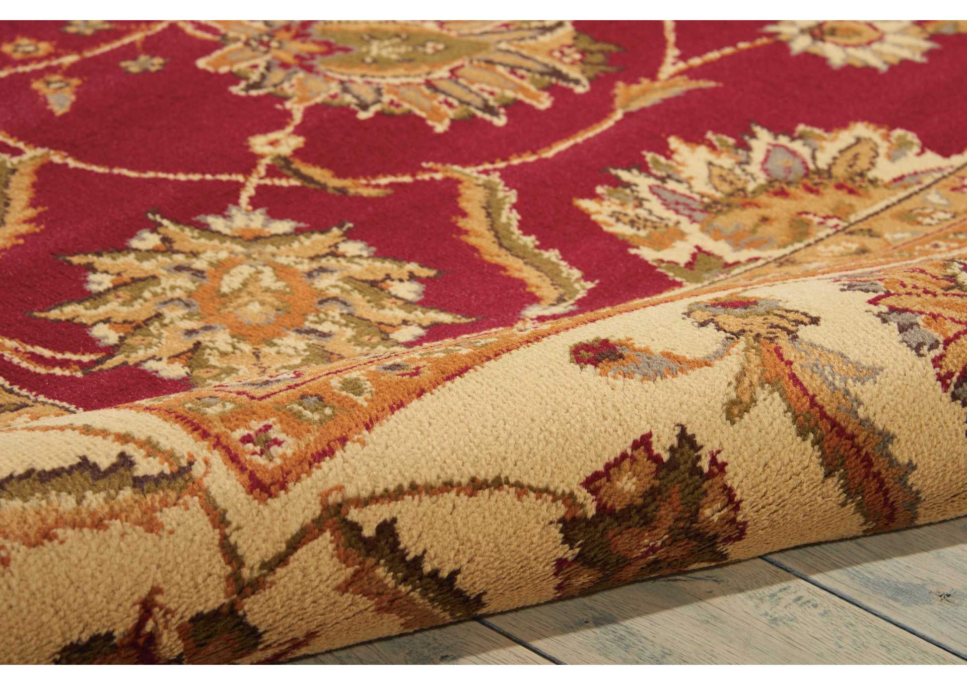 Nourison Paramount PAR09 Red 4'x6' Area Rug,Nourison