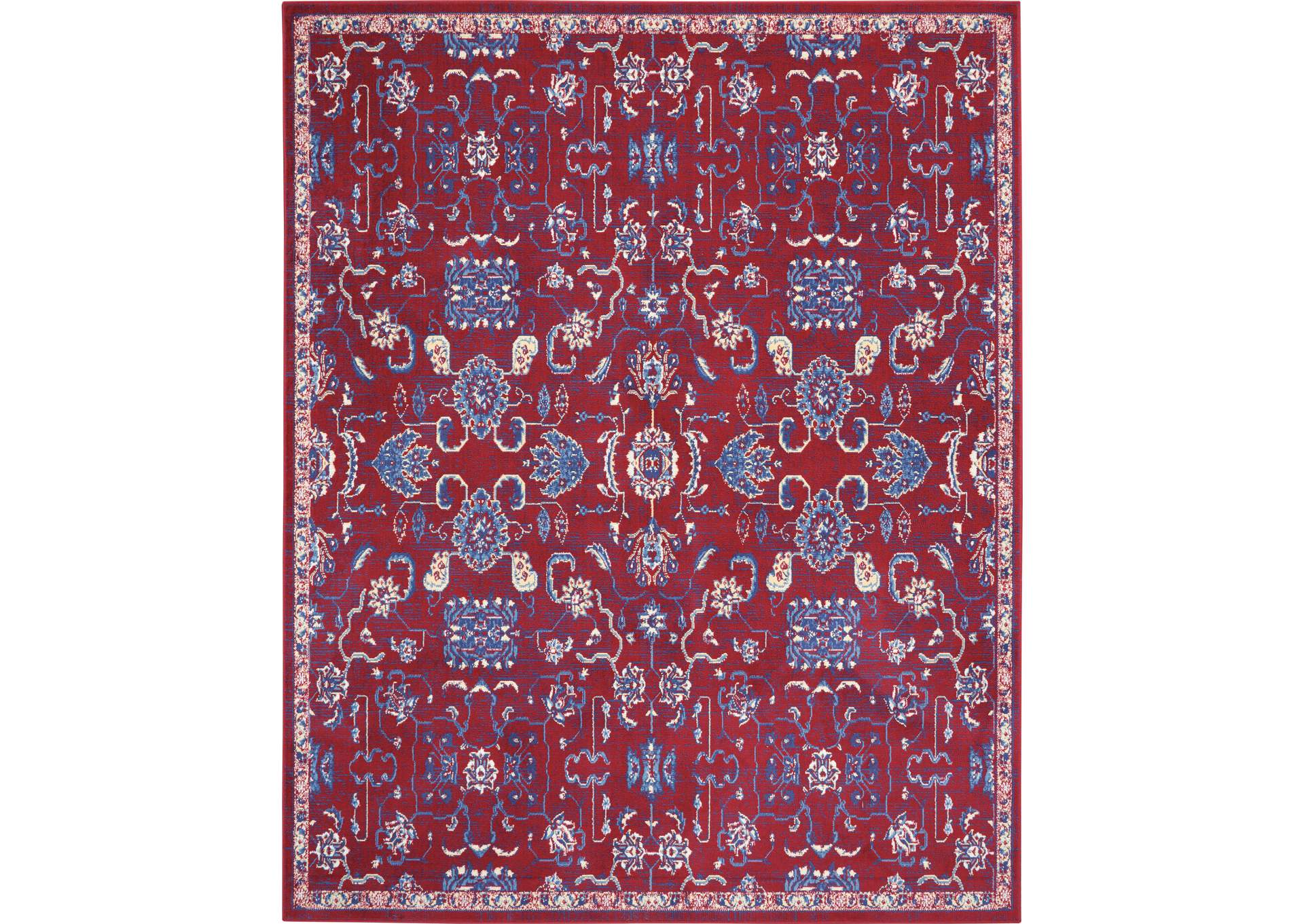 Nourison Grafix GRF36 Red 8'x10' Large Rug,Nourison