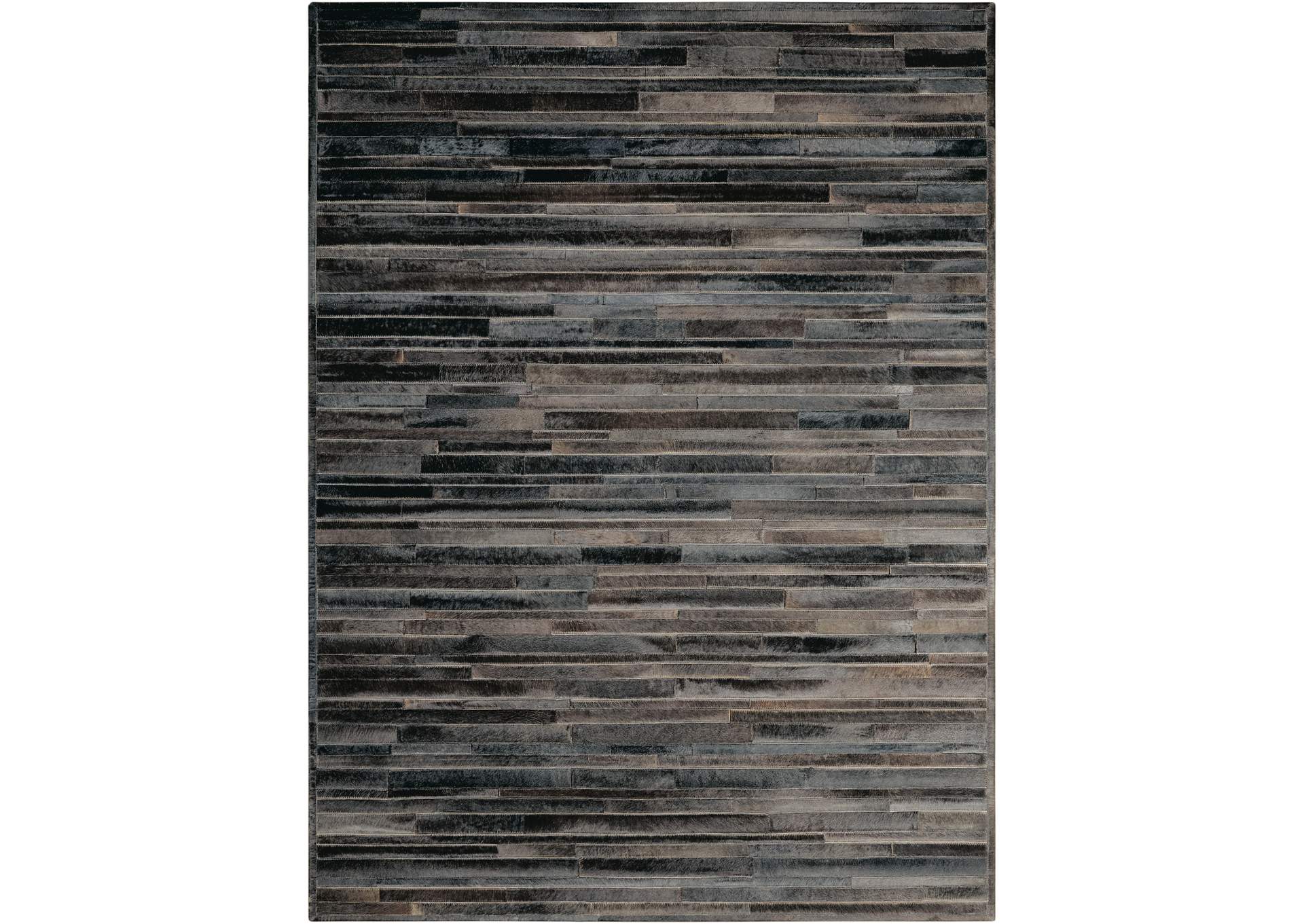Calvin Klein Home Prairie PRA1 Black 6'x8' Area Rug,Nourison