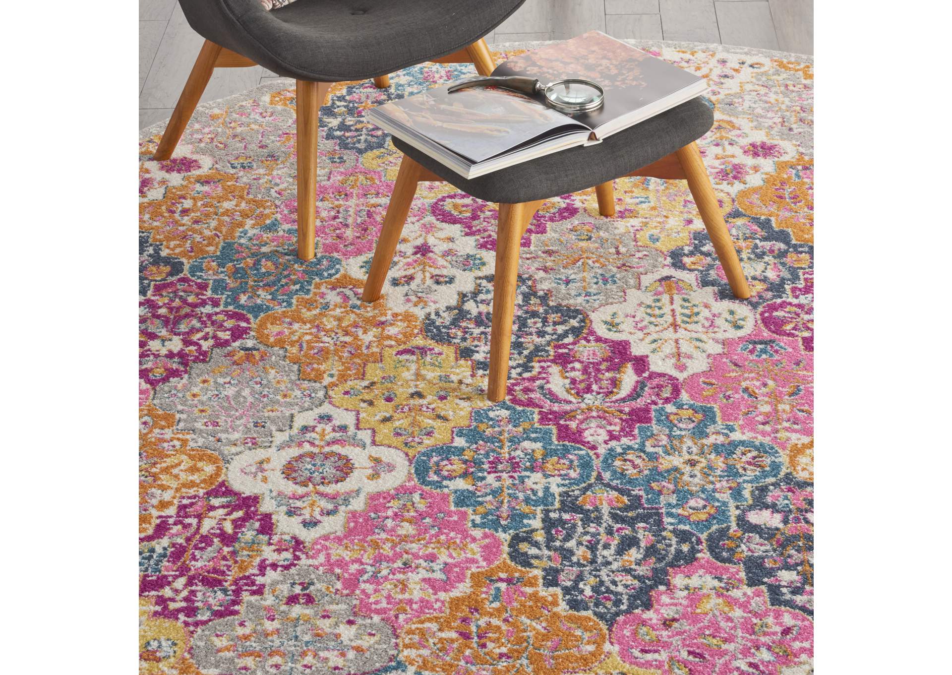 Nourison Passion Bohemian Multi Colored Area Rug,Nourison