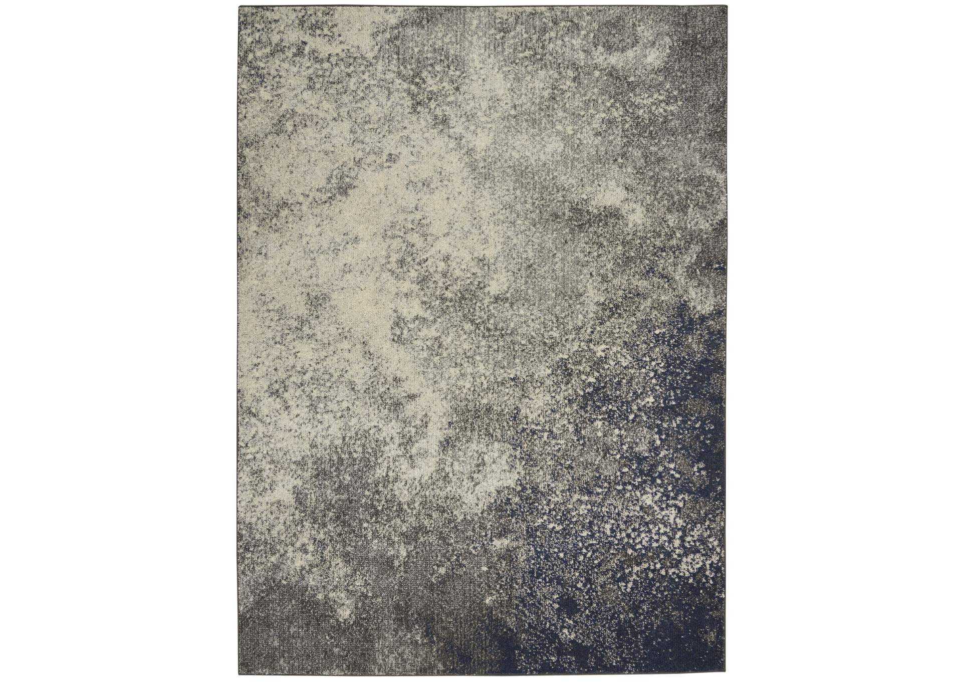 Nourison Passion 4' x 6' Charcoal and Ivory Area Rug,Nourison