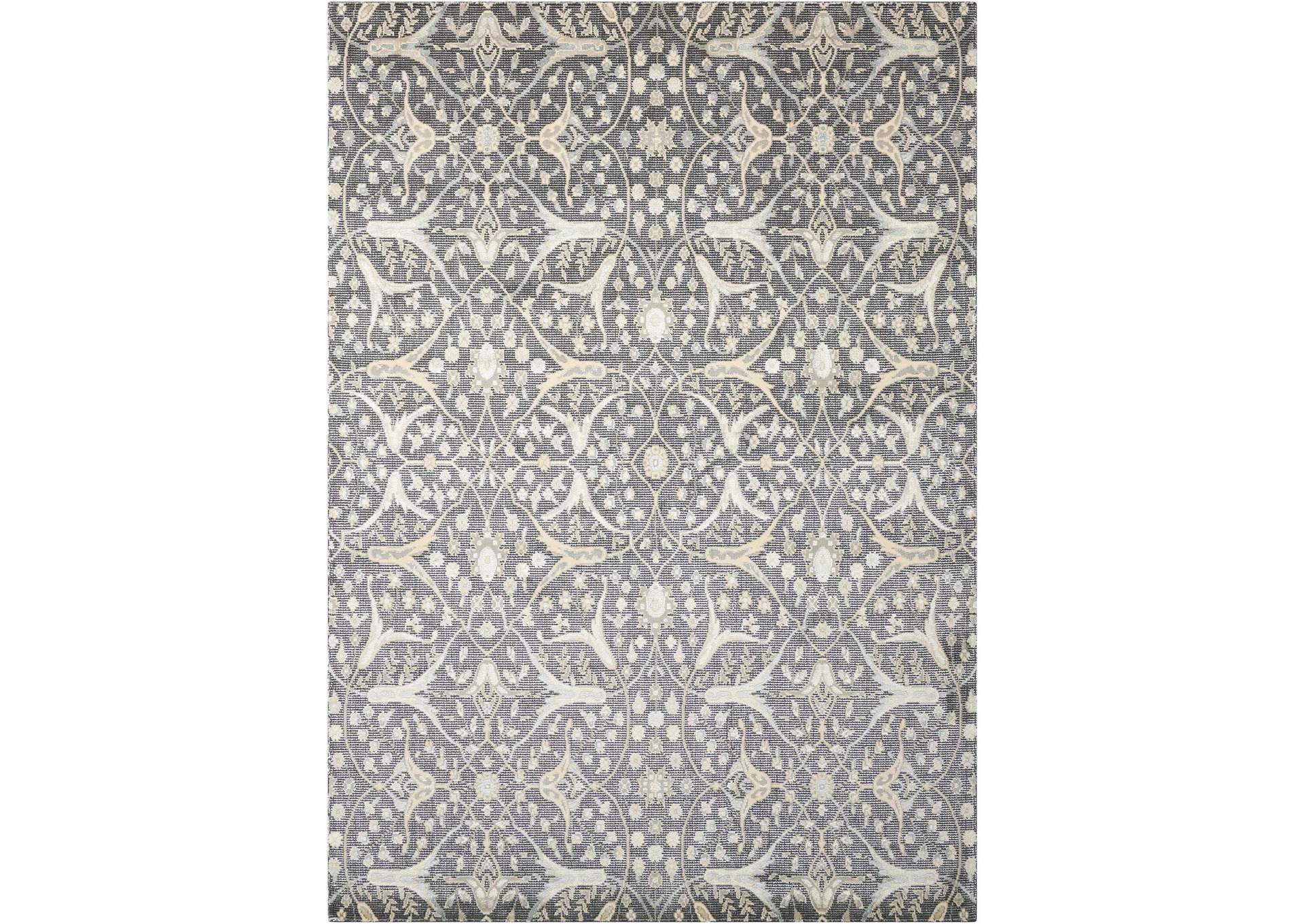 Nourison Luminance LUM08 Grey 4'x6' Area Rug,Nourison