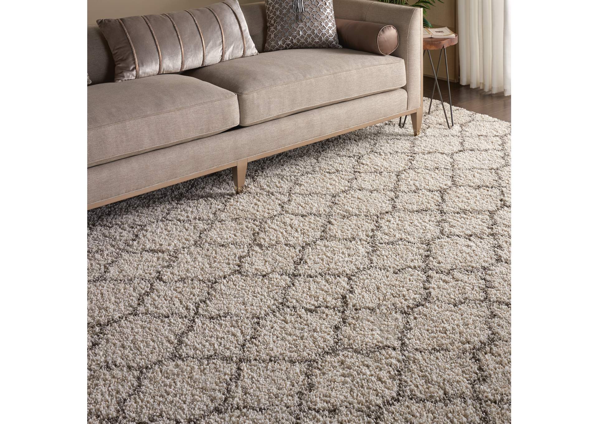 Nourison Amore AMOR2 Beige 8'x11' Rug,Nourison