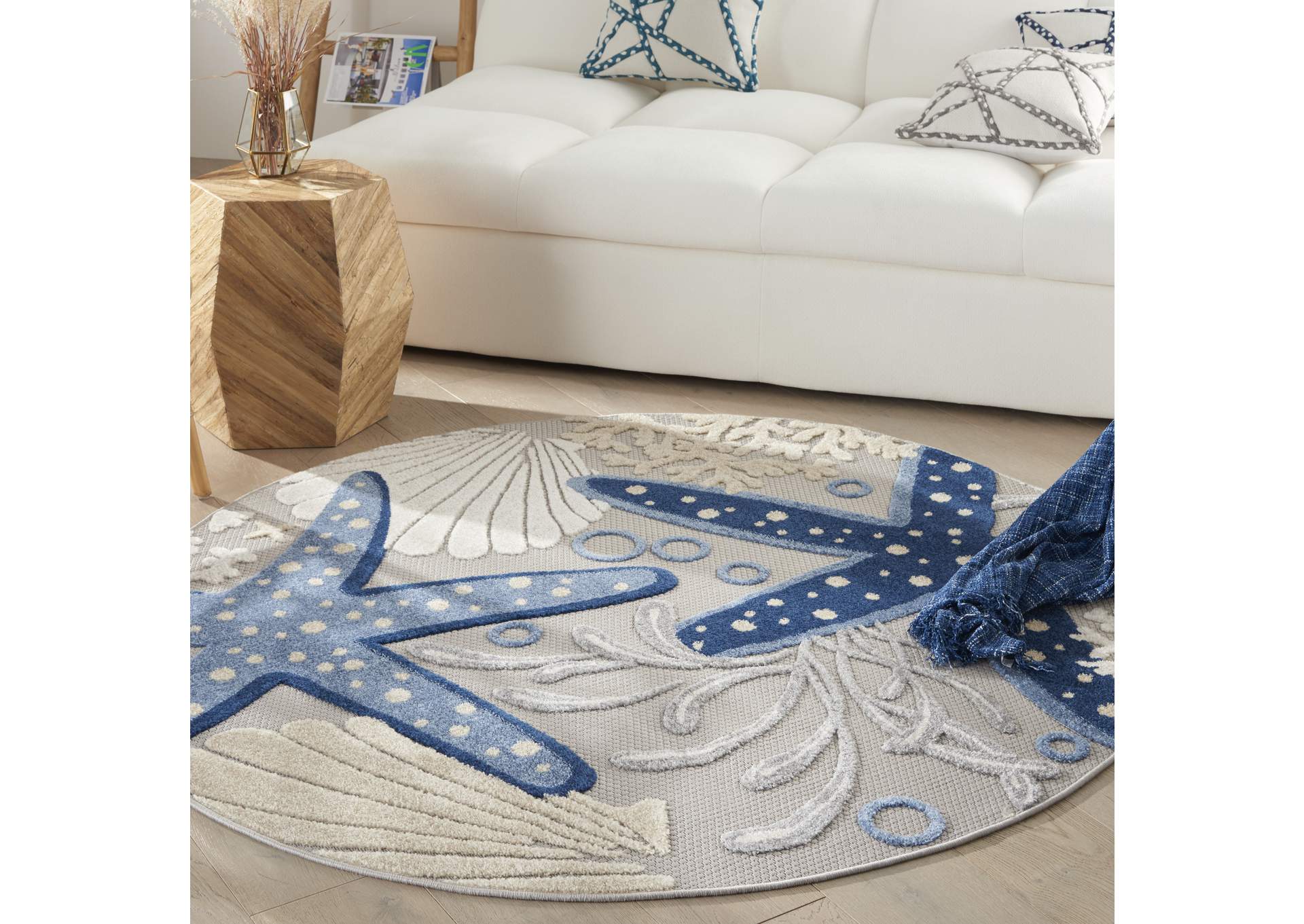 Nourison Aloha 5' Round Area Rug,Nourison