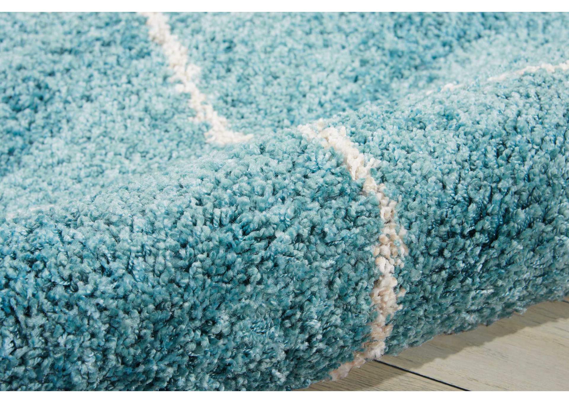 Nourison Brisbane BRI03 Blue 5'x7' Area Rug,Nourison