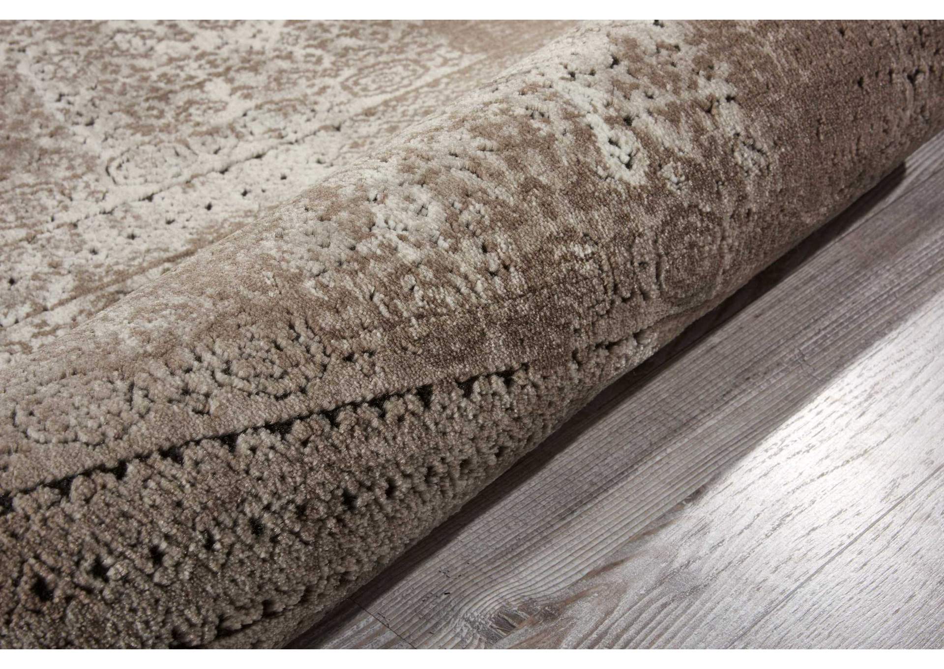 Nourison Karma KRM01 Beige 8' Runner Hallway Rug,Nourison