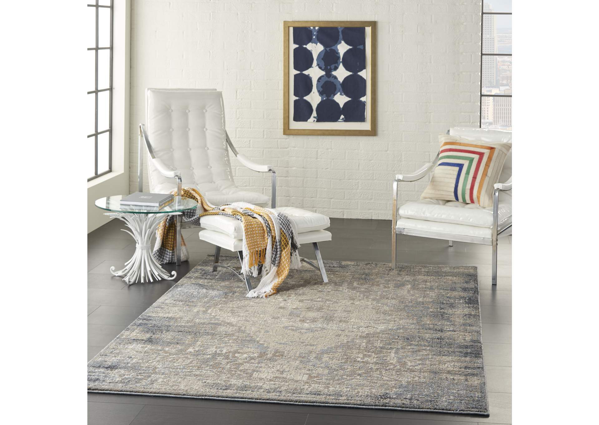 Kathy Ireland Moroccan Celebration 5' x 7' Area Rug,Nourison