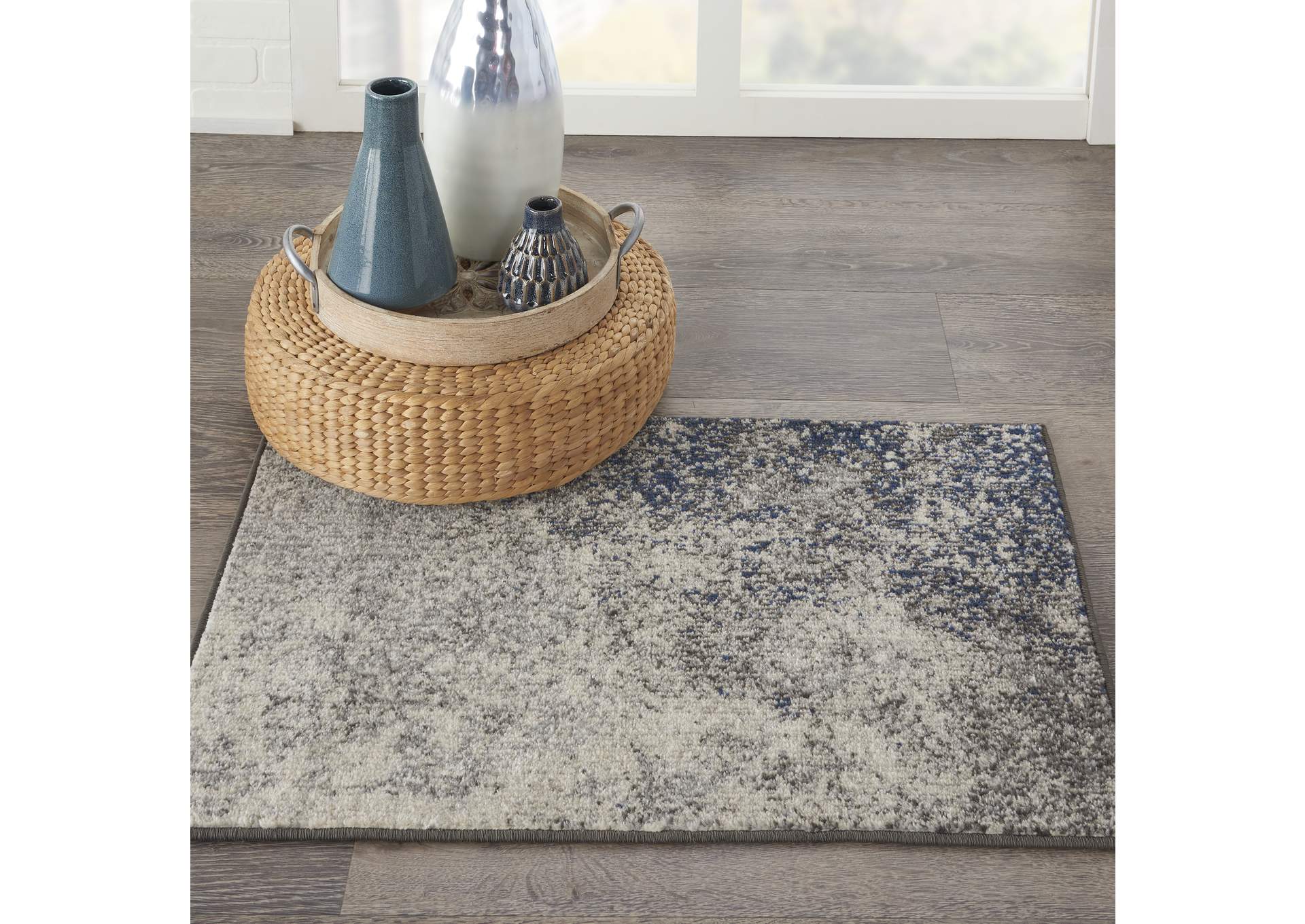 Nourison Passion 2' x 3' Charcoal and Ivory Area Rug,Nourison