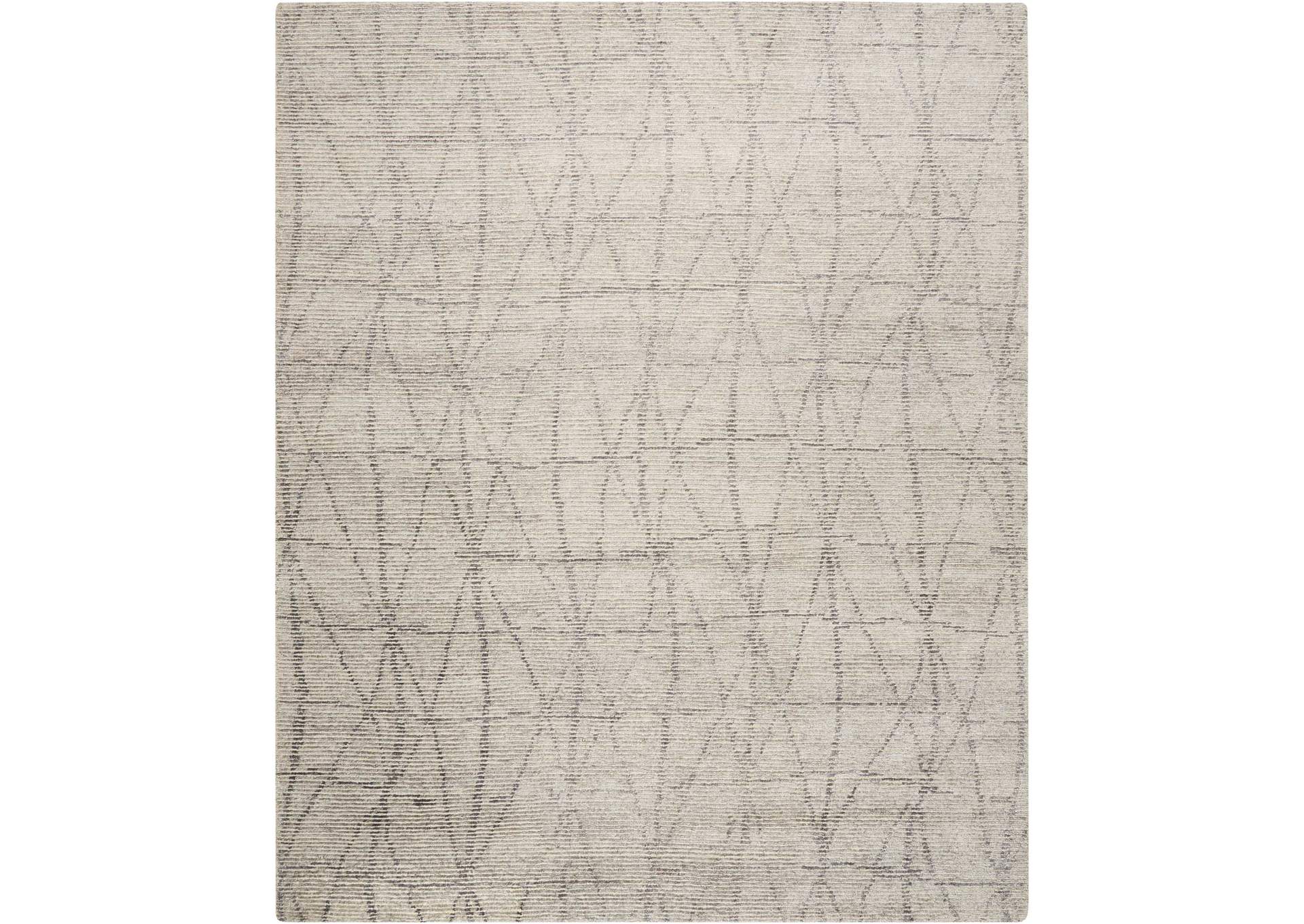 Nourison Ellora ELL02 Grey 6'x8' Modern Area Rug,Nourison