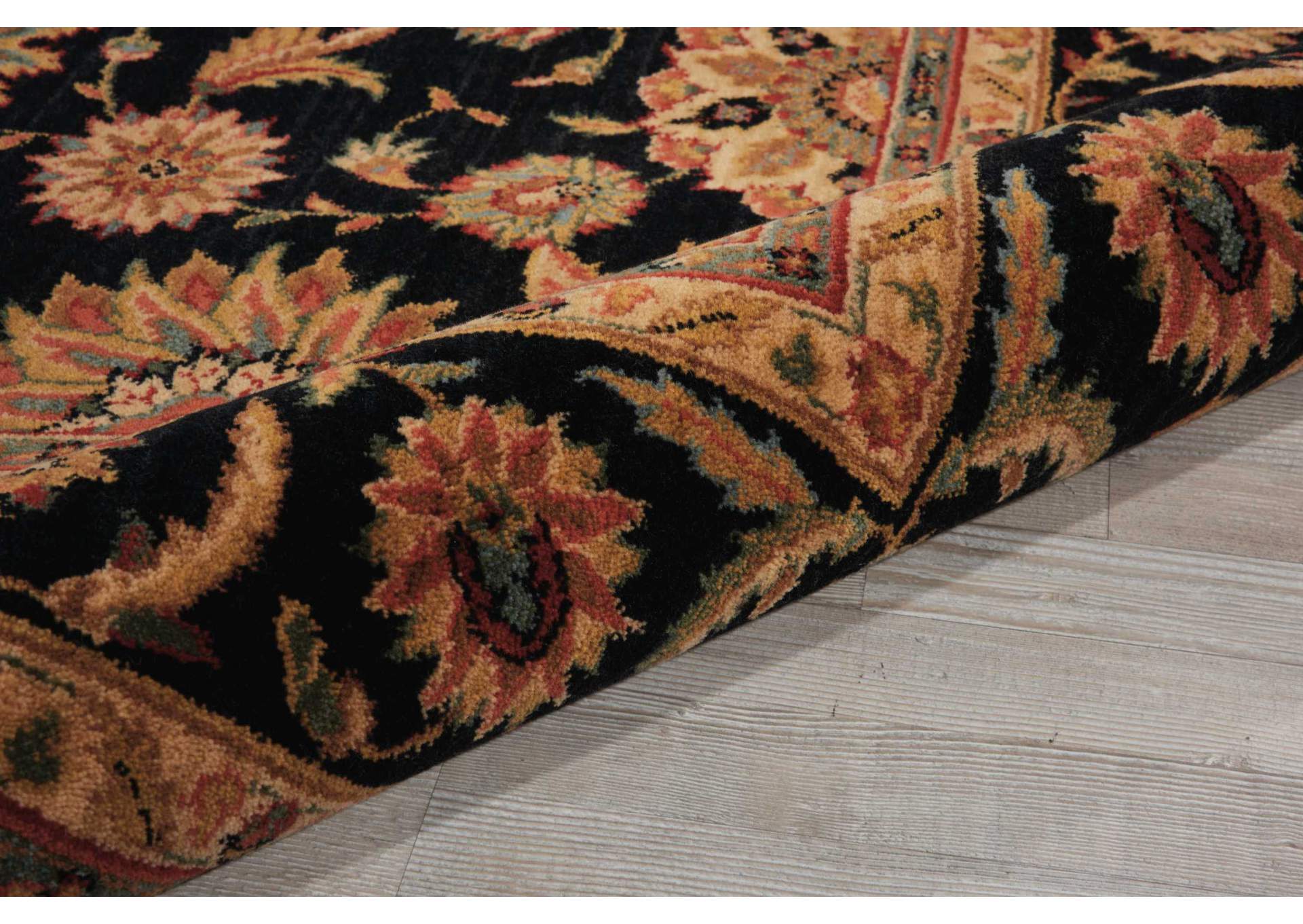 Nourison Living Treasures LI05 Black 8'x10' Rug,Nourison