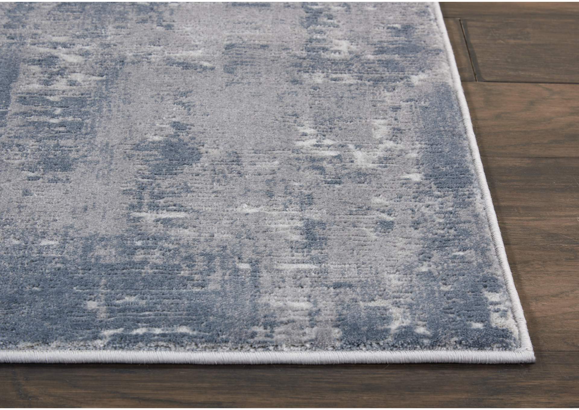 Nourison Rustic Textures RUS05 Grey 8' Runner Hallway Rug,Nourison