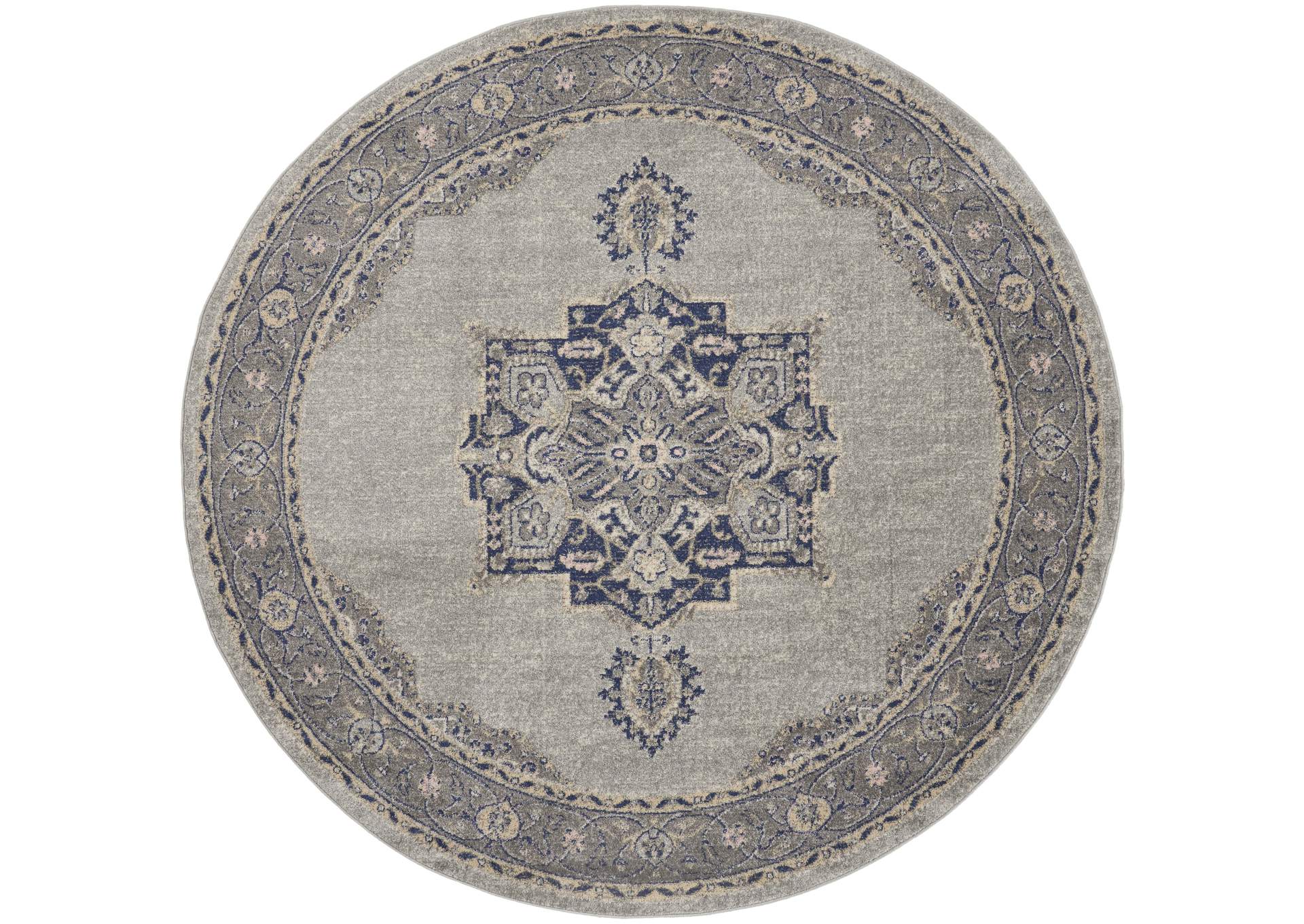 Nourison Tranquil 8' Round Area Rug,Nourison