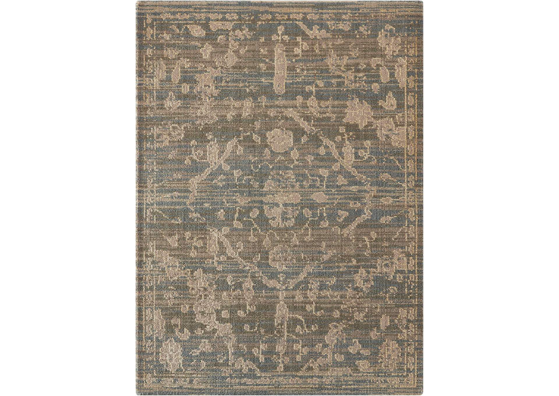 Nourison Silk Elements SKE30 Blue 5'x8' Area Rug,Nourison