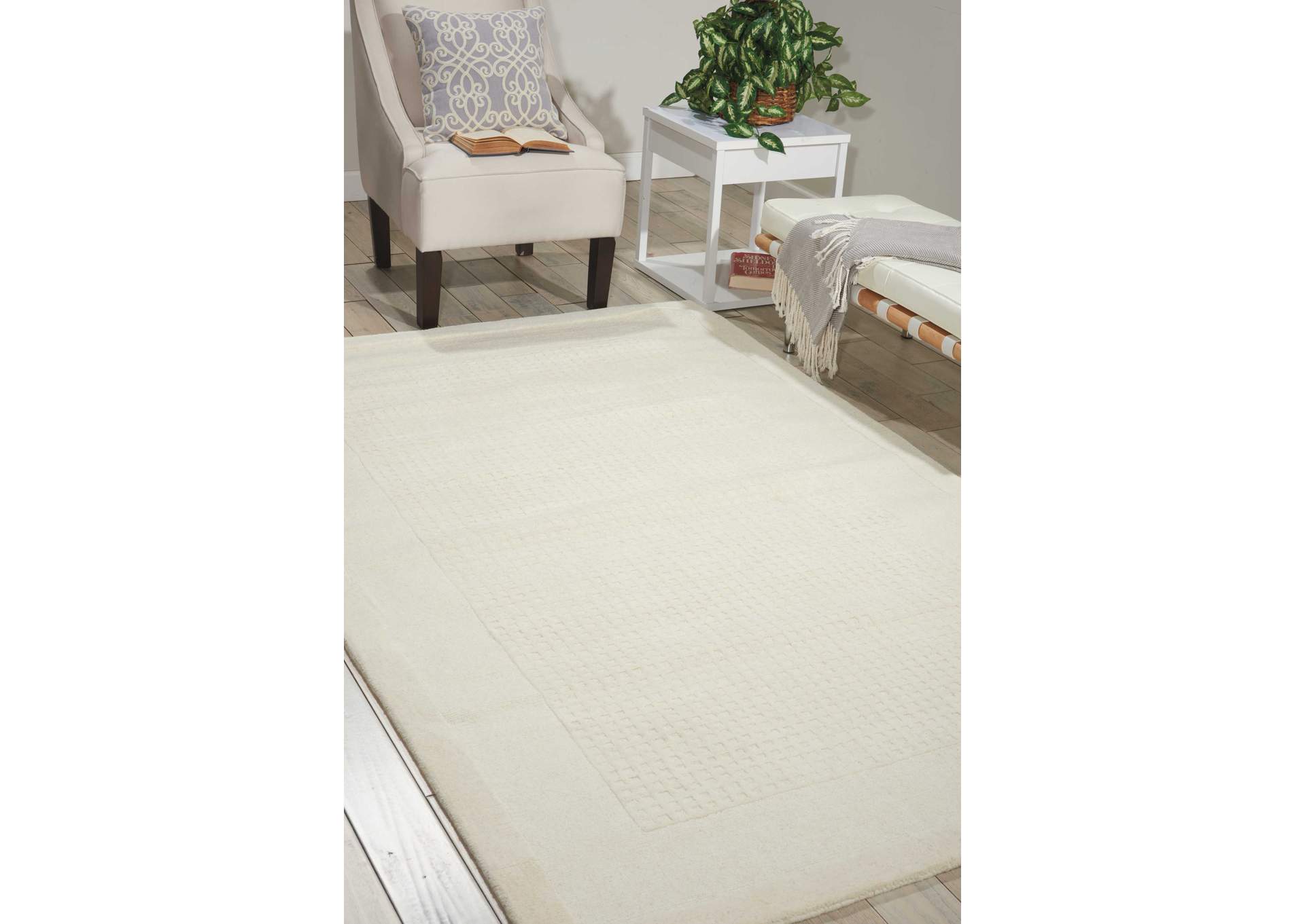 Nourison Westport 2'x4' White Area Rug,Nourison