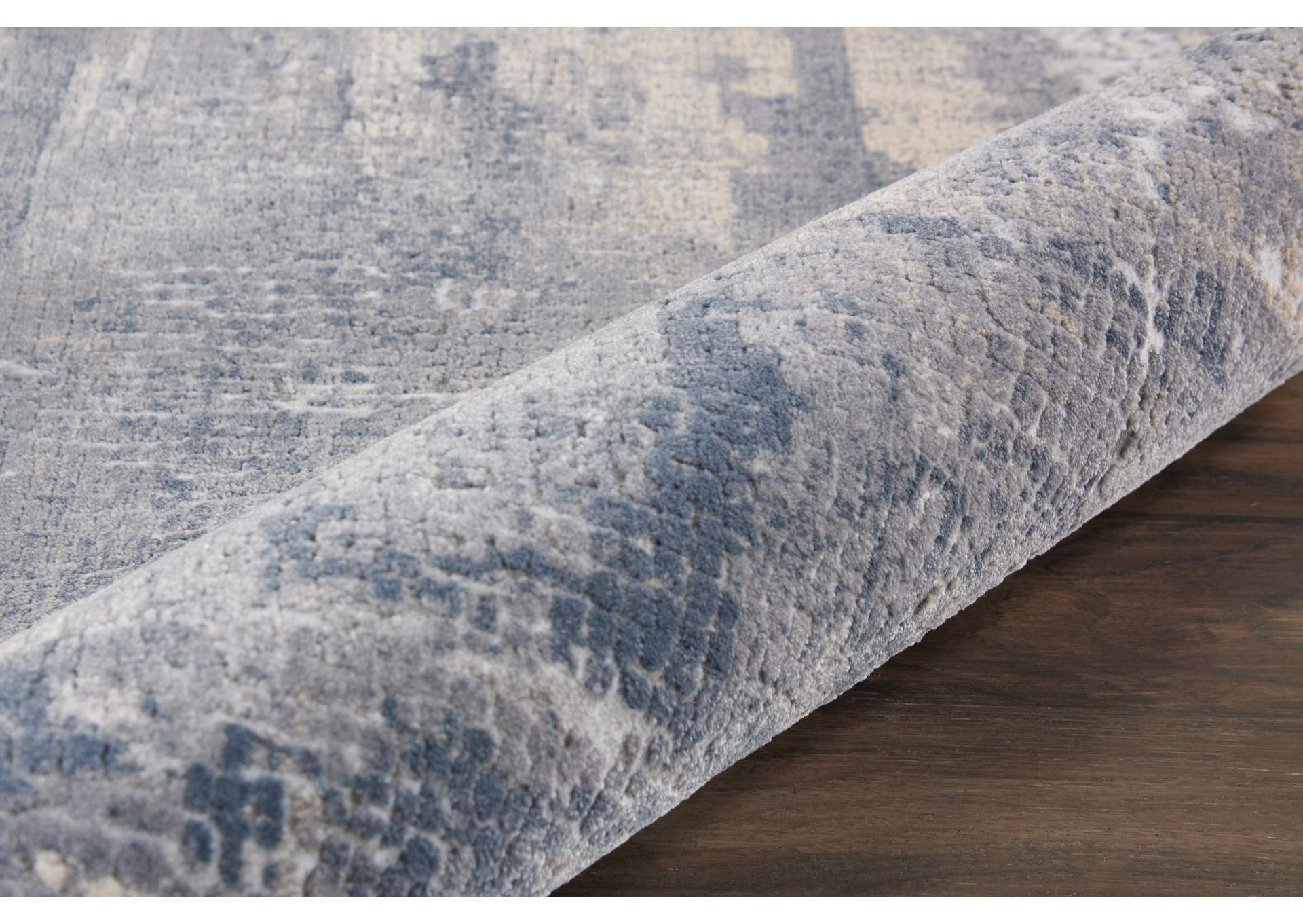 Nourison Rustic Textures RUS06 Grey and Beige 5'x7' Rustic Area Rug,Nourison