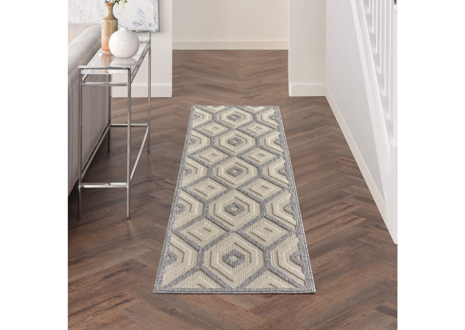 Nourison Cozumel 10' Runner Area Rug,Nourison