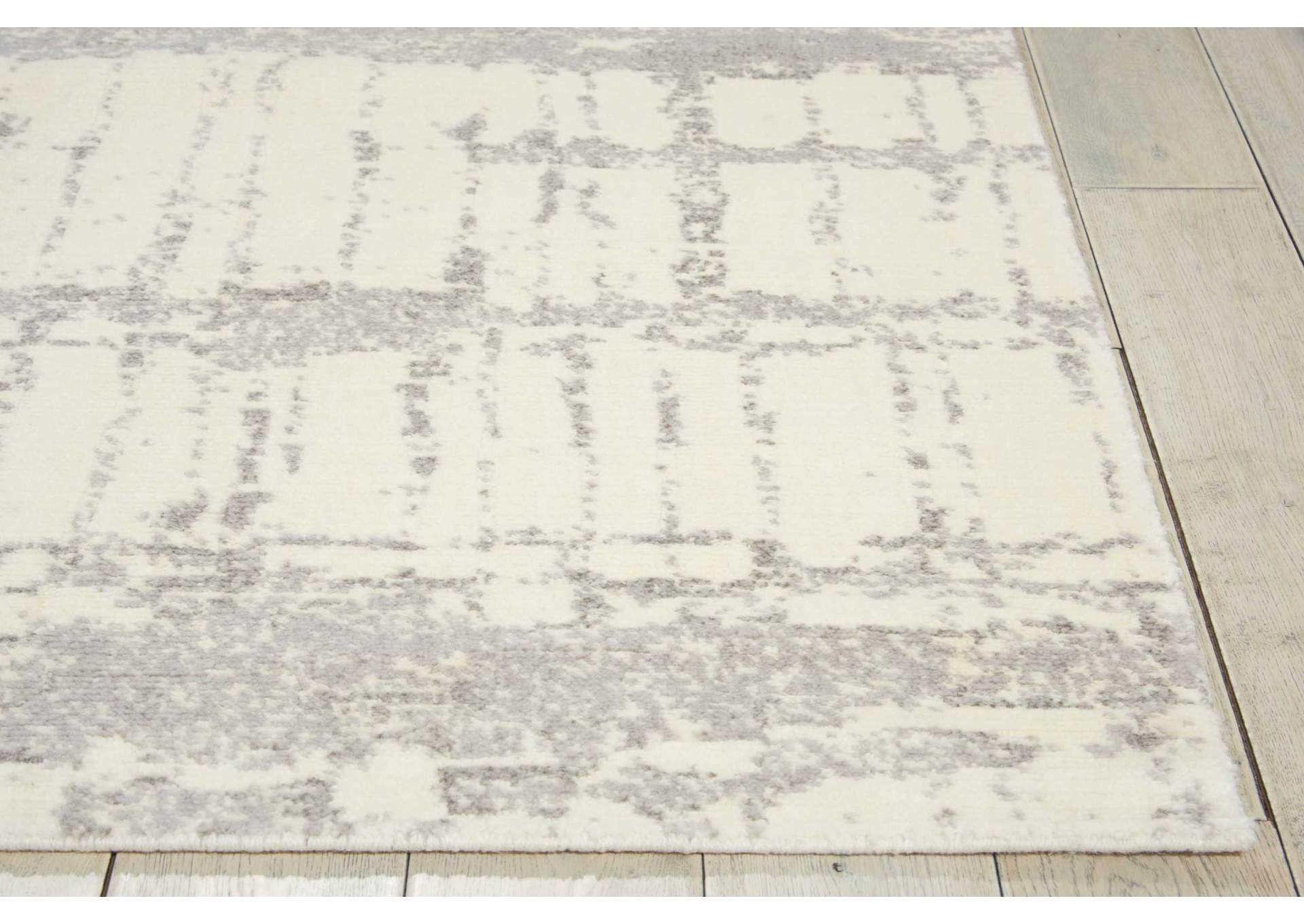Nourison Twilight TWI10 White 6'x8' Area Rug,Nourison