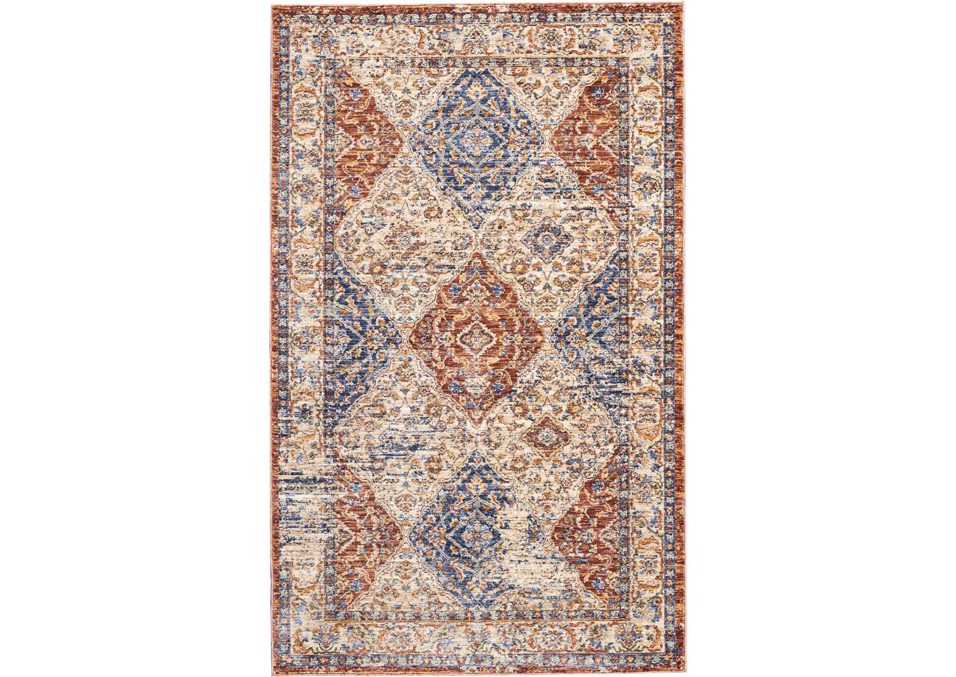 Nourison Lagos LAG05 Multicolor 3'x5' Area Rug,Nourison