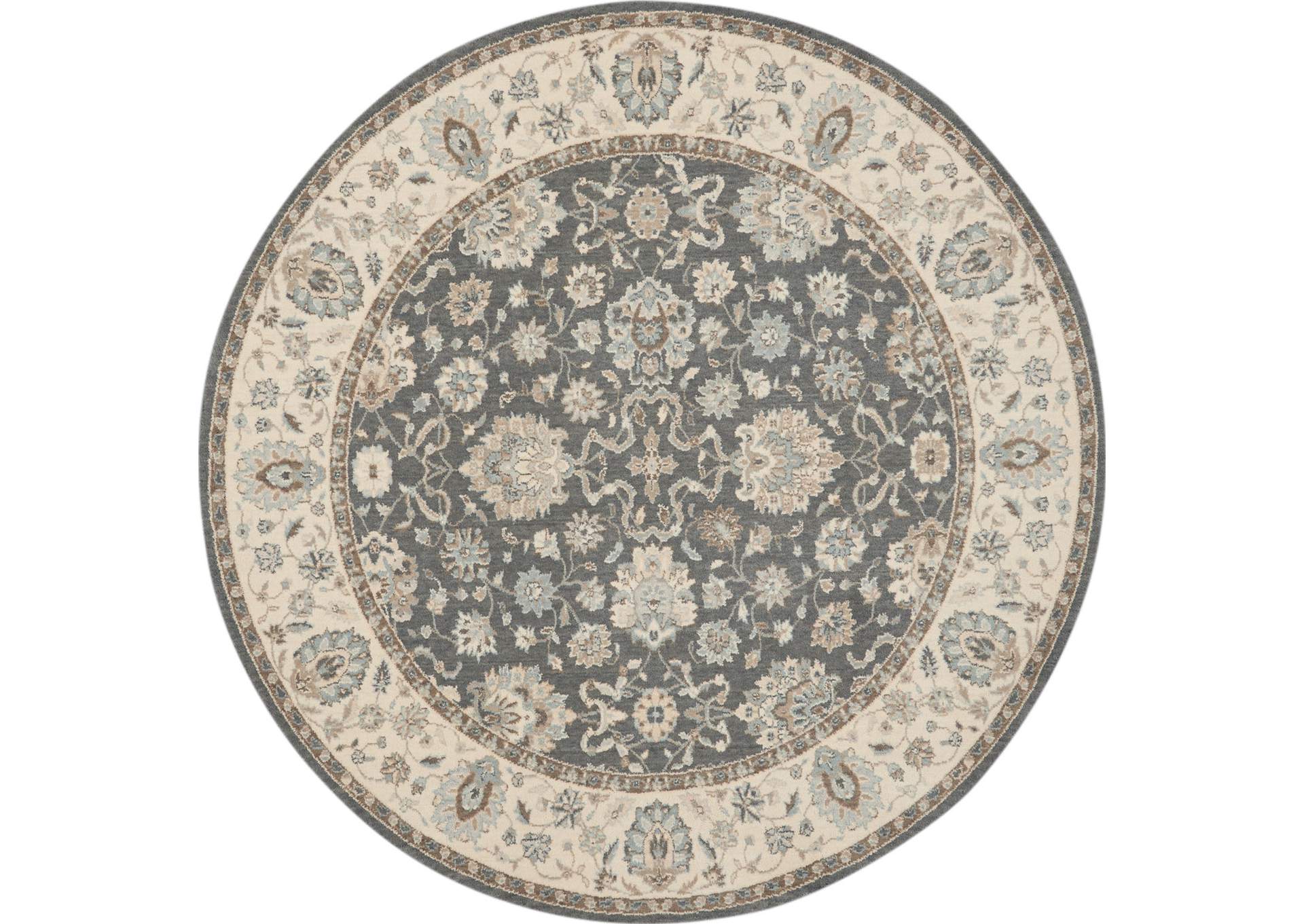 Nourison Living Treasures 6' Round Area Rug,Nourison