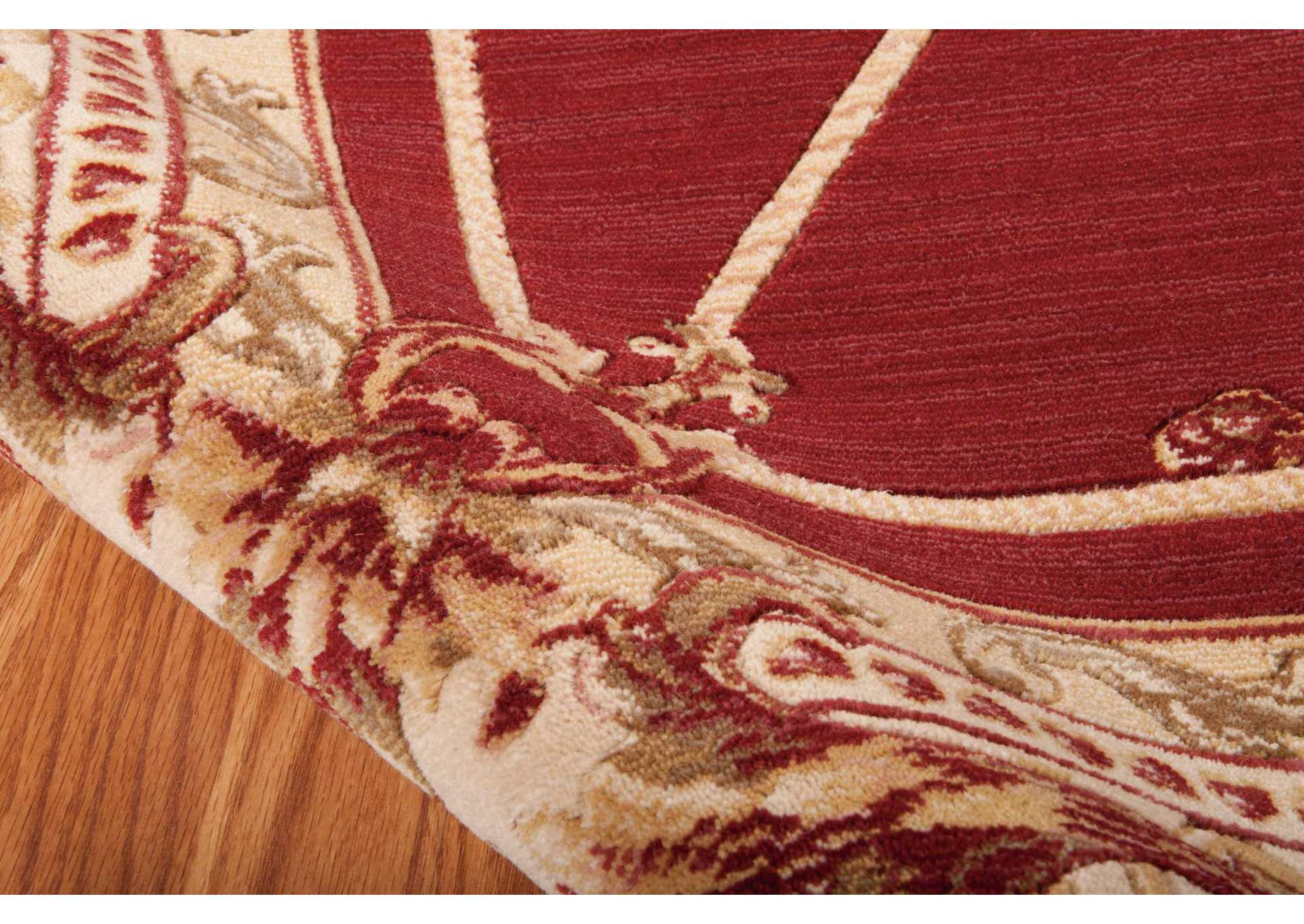 Nourison Ashton House AS03 Red 5'x8' Area Rug,Nourison