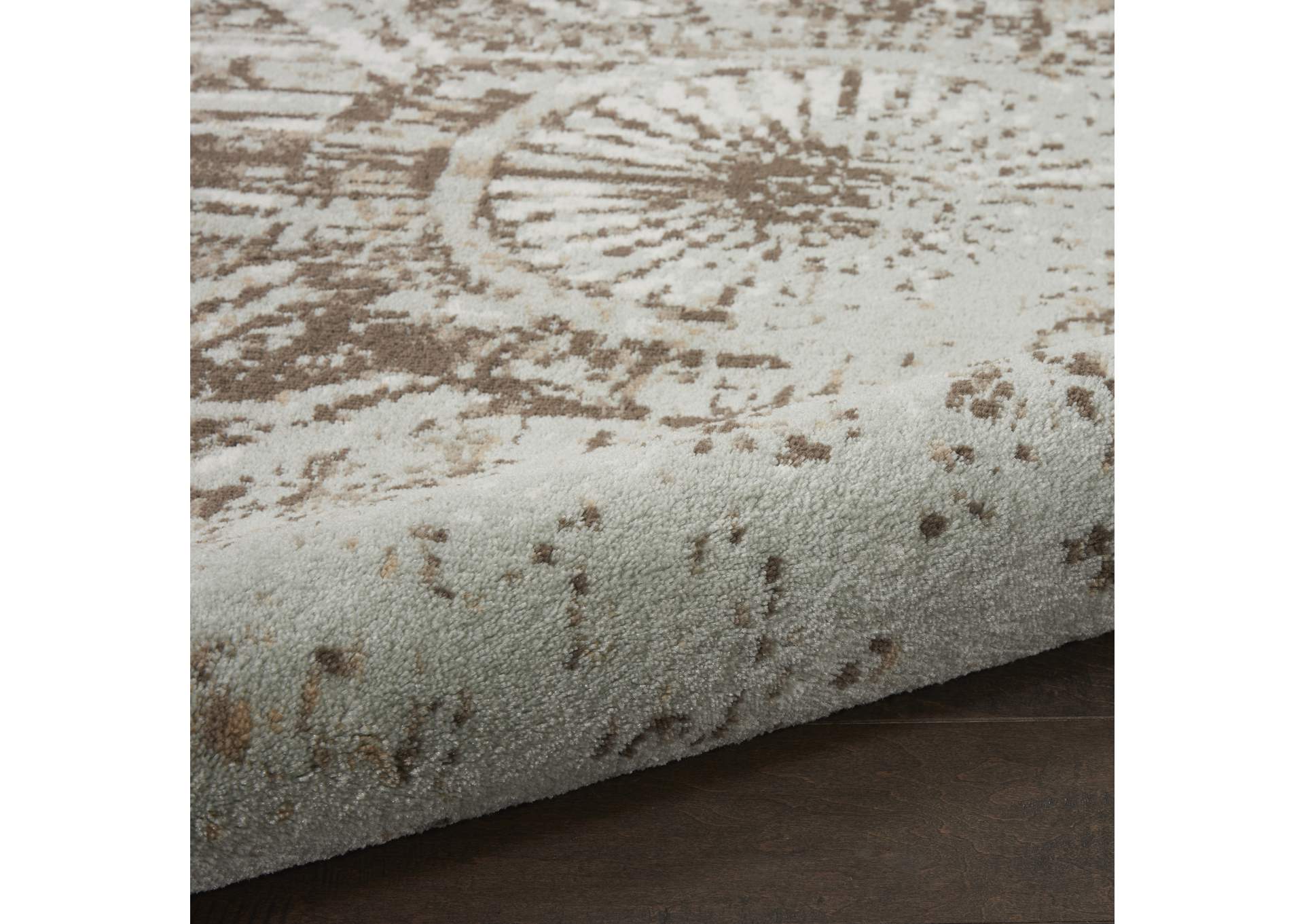 Nourison Euphoria EUP03 Grey 9'x12' Oversized Rug,Nourison