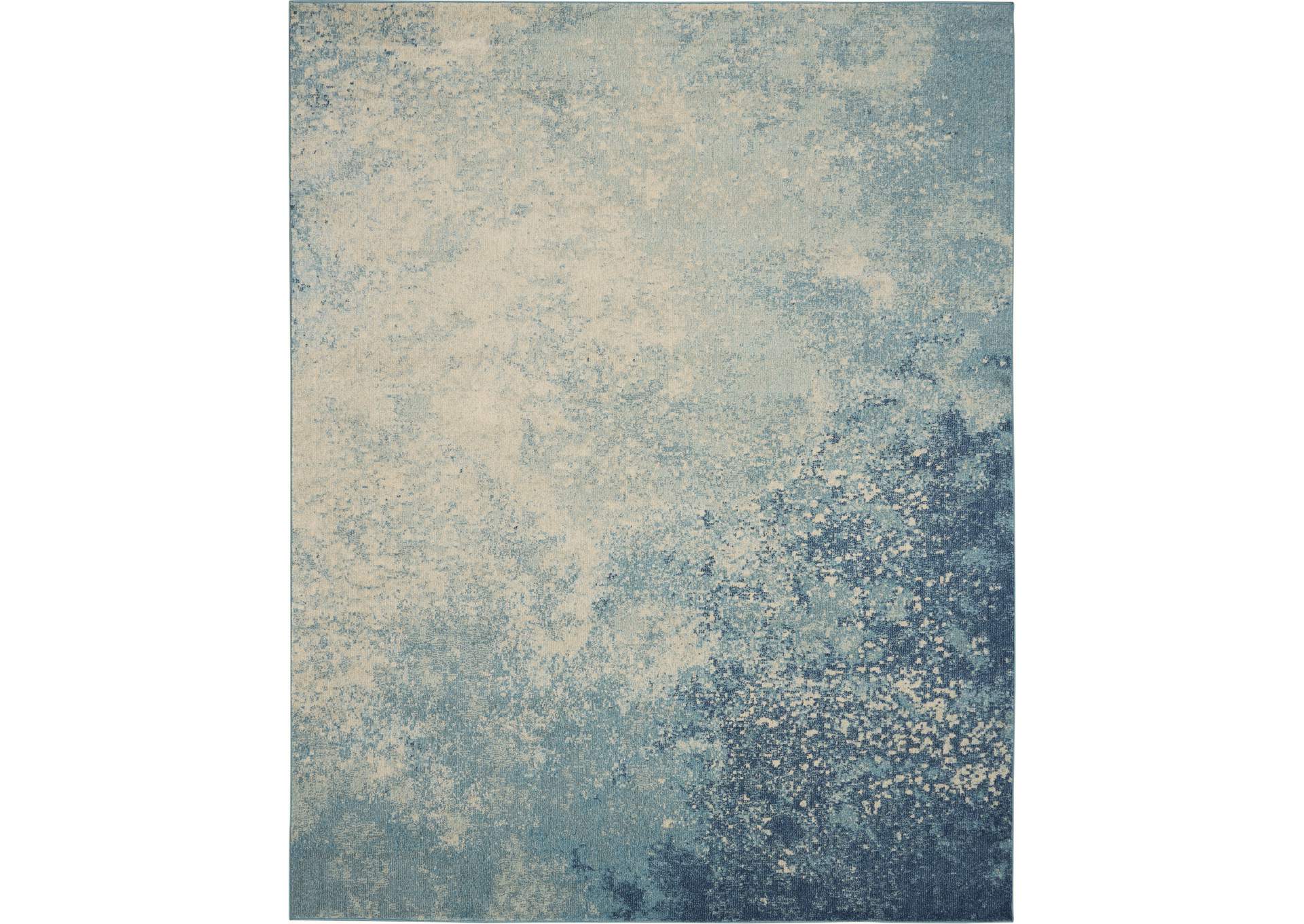 Nourison Passion 8' x 10' Navy Light Blue Area Rug,Nourison