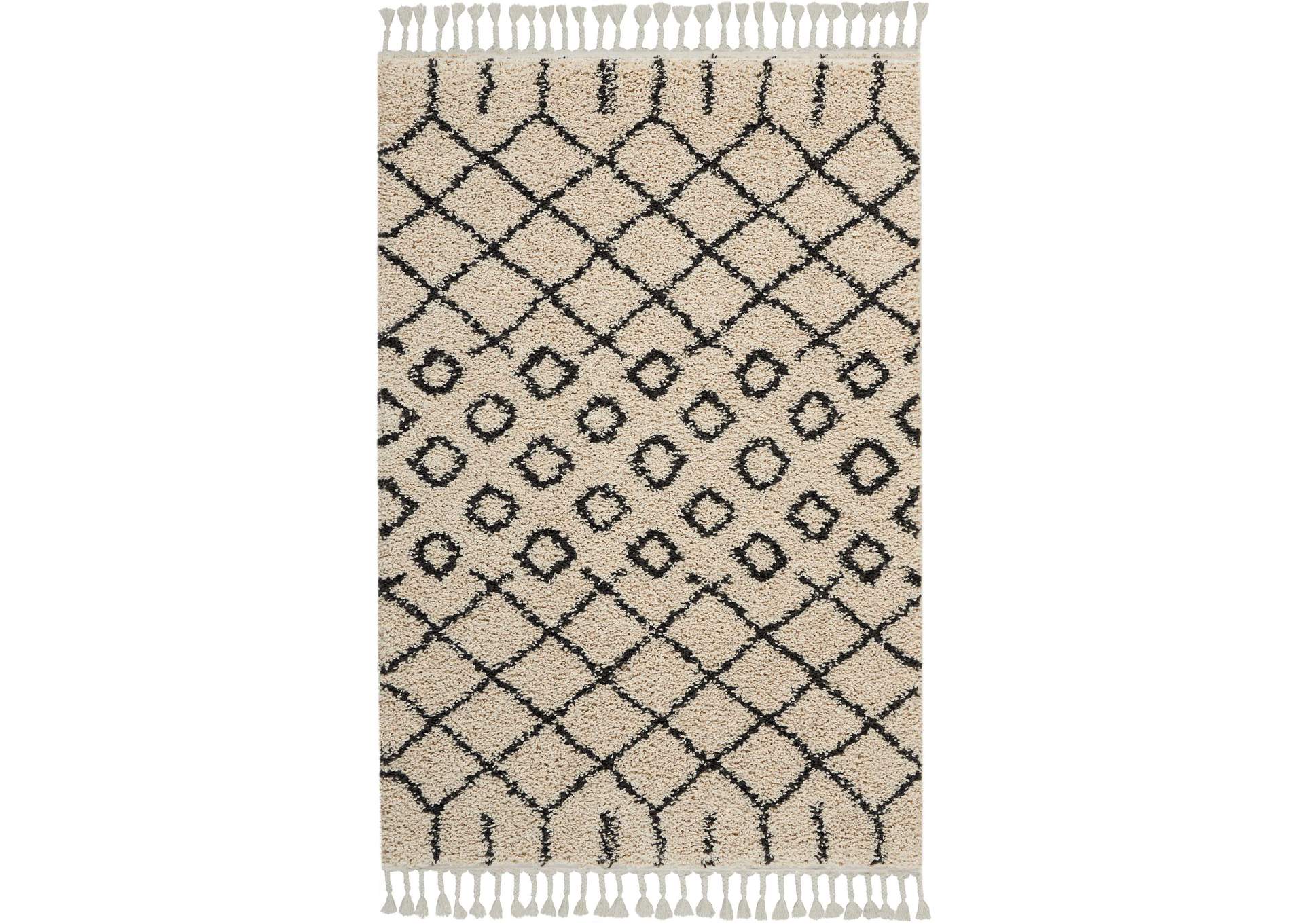 Nourison Moroccan Shag 4' x 7' Area Rug,Nourison