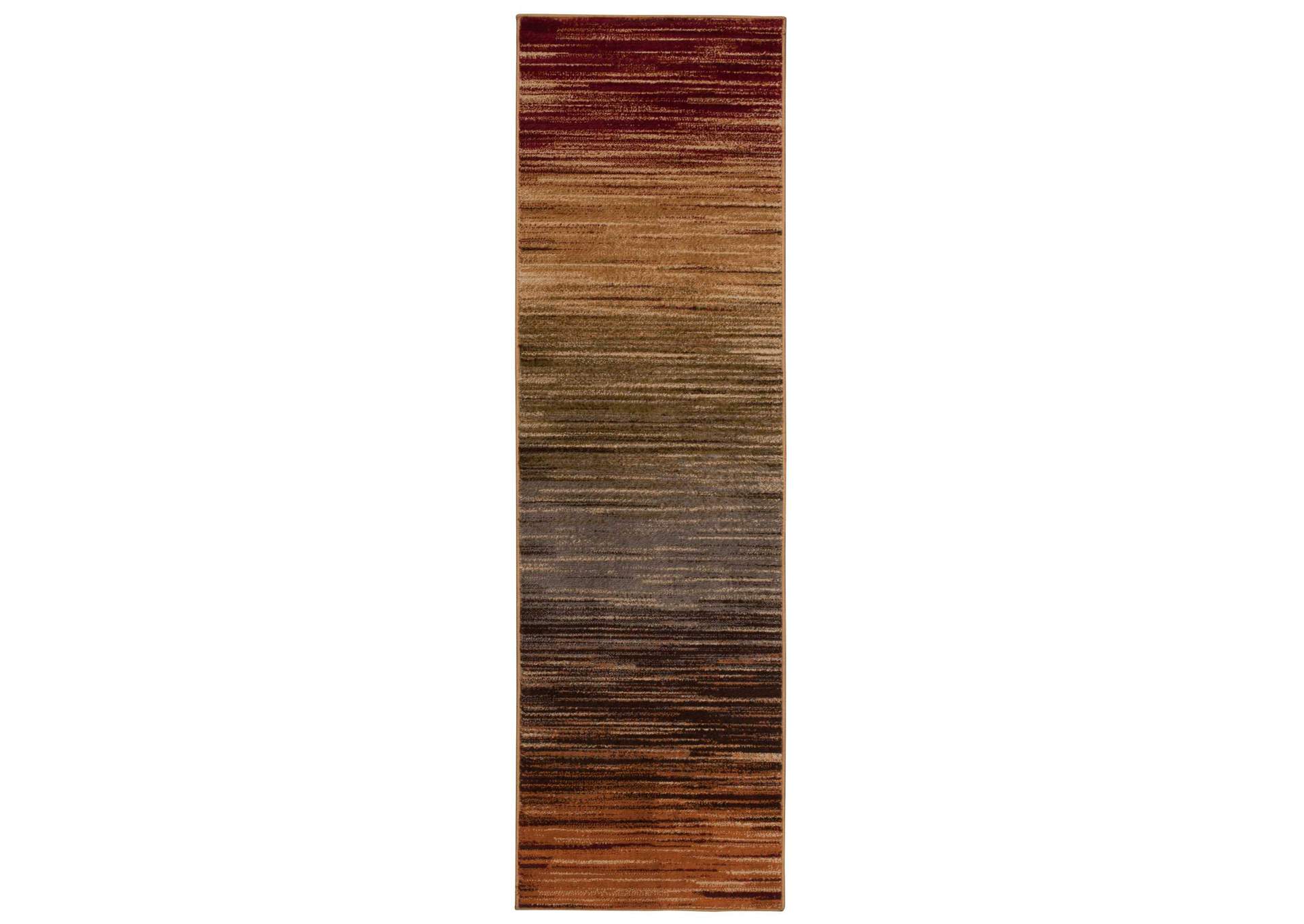 Nourison Paramount PAR01 Multicolor 7' Runner Hallway Rug,Nourison