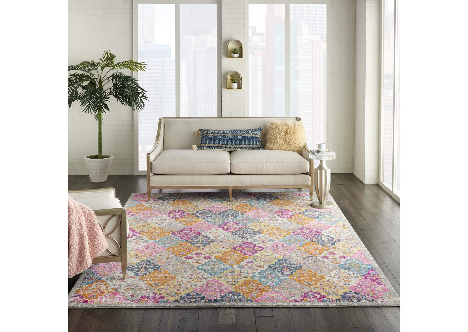 Nourison Passion Bohemian Multi Colored Area Rug,Nourison