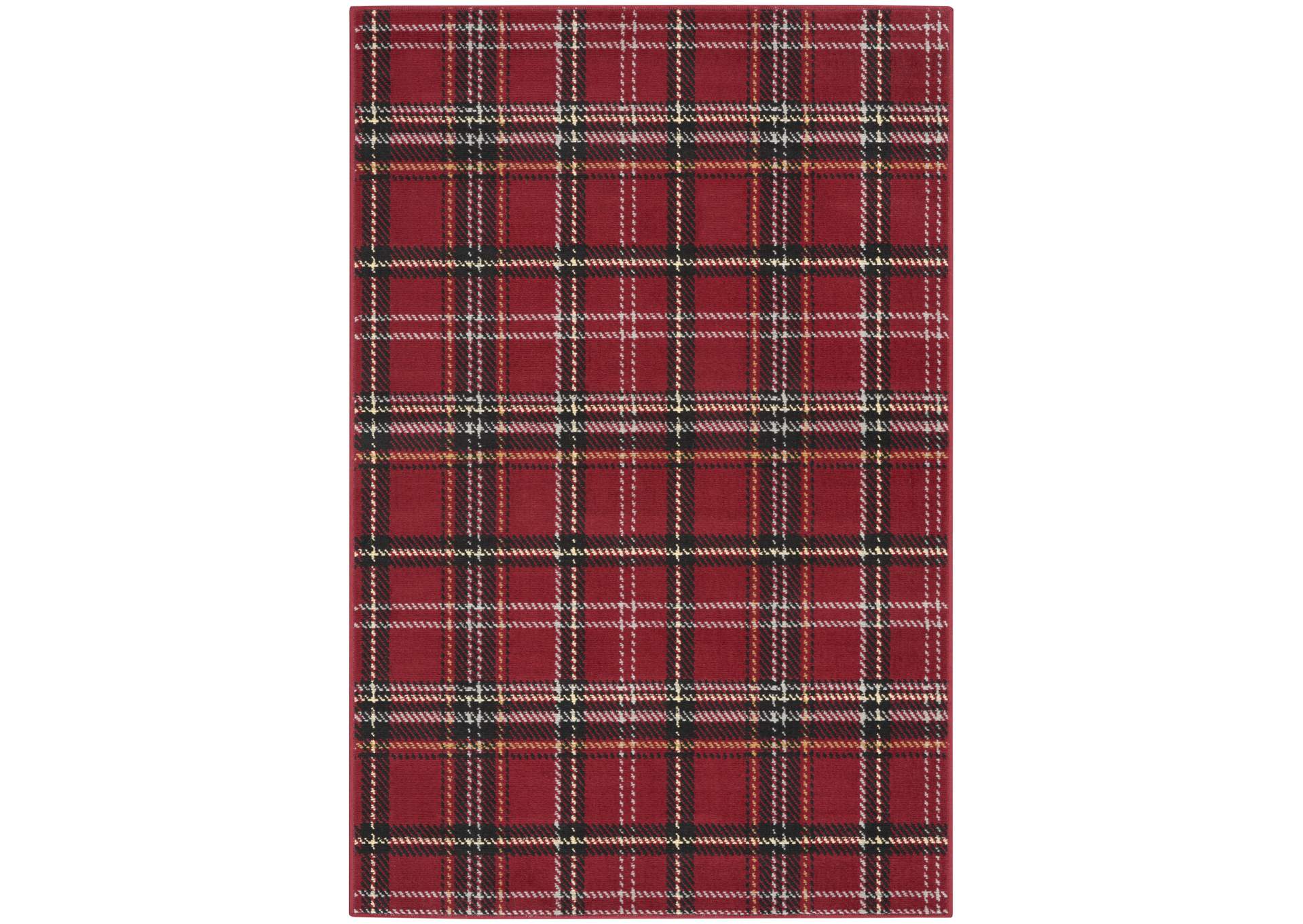 Nourison Grafix GRF03 Red 4'x6' Area Rug,Nourison