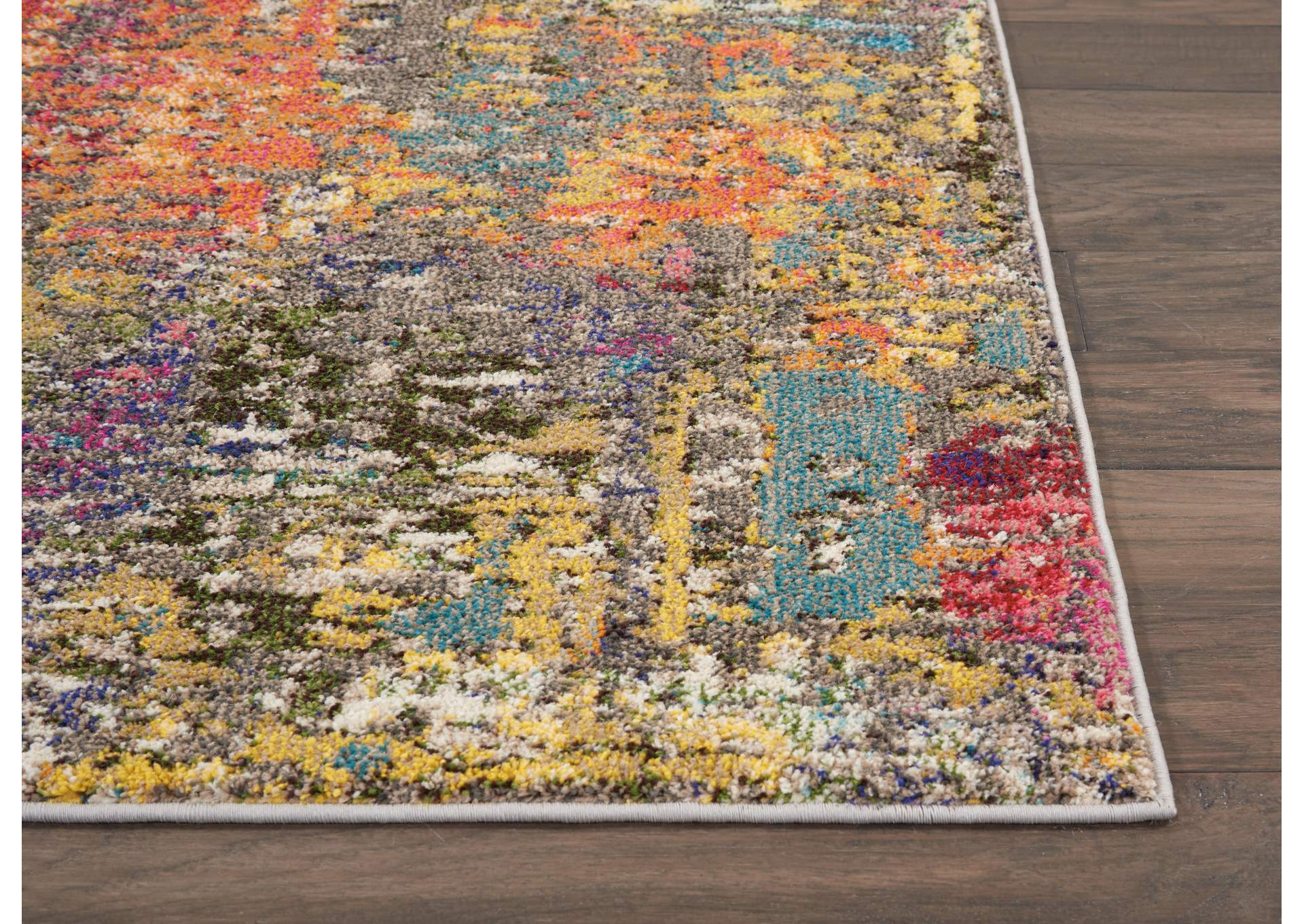 Nourison Celestial CES14 Multicolor 5'x7' Colorful Area Rug,Nourison