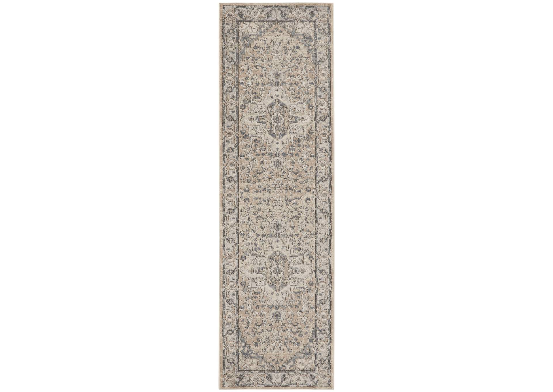 Nourison Quarry 8' Runner Persian Area Rug,Nourison