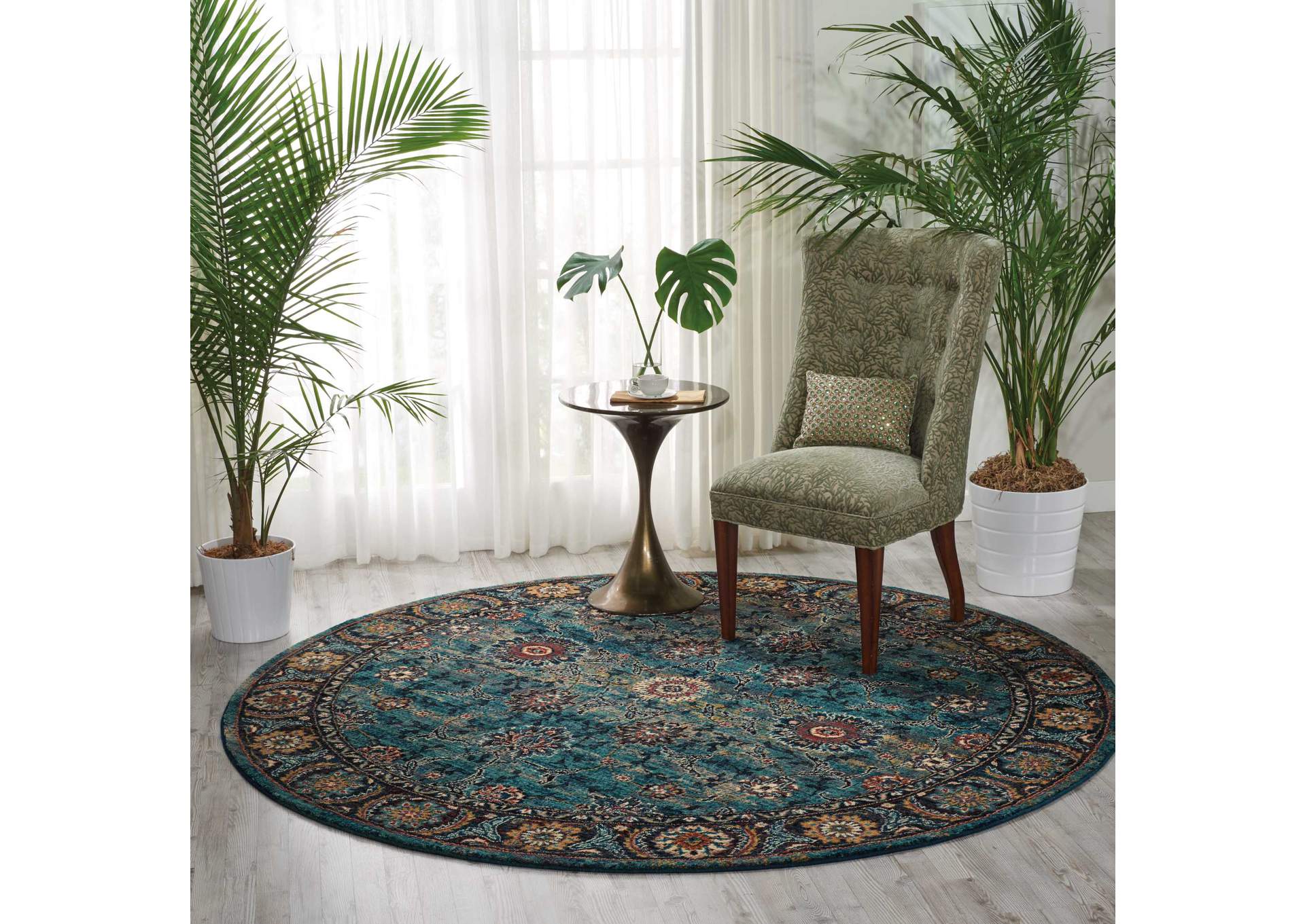 Nourison 2020 NR207 8' Round Area Rug,Nourison